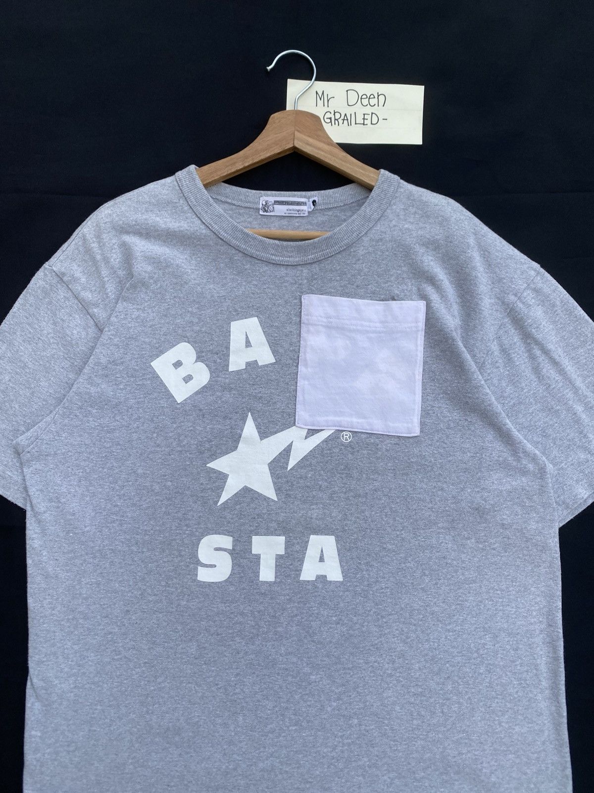 Bape Rare Vintage BAPESTA Single Pocket Tshirt Size US L / EU 52-54 / 3 - 6 Thumbnail