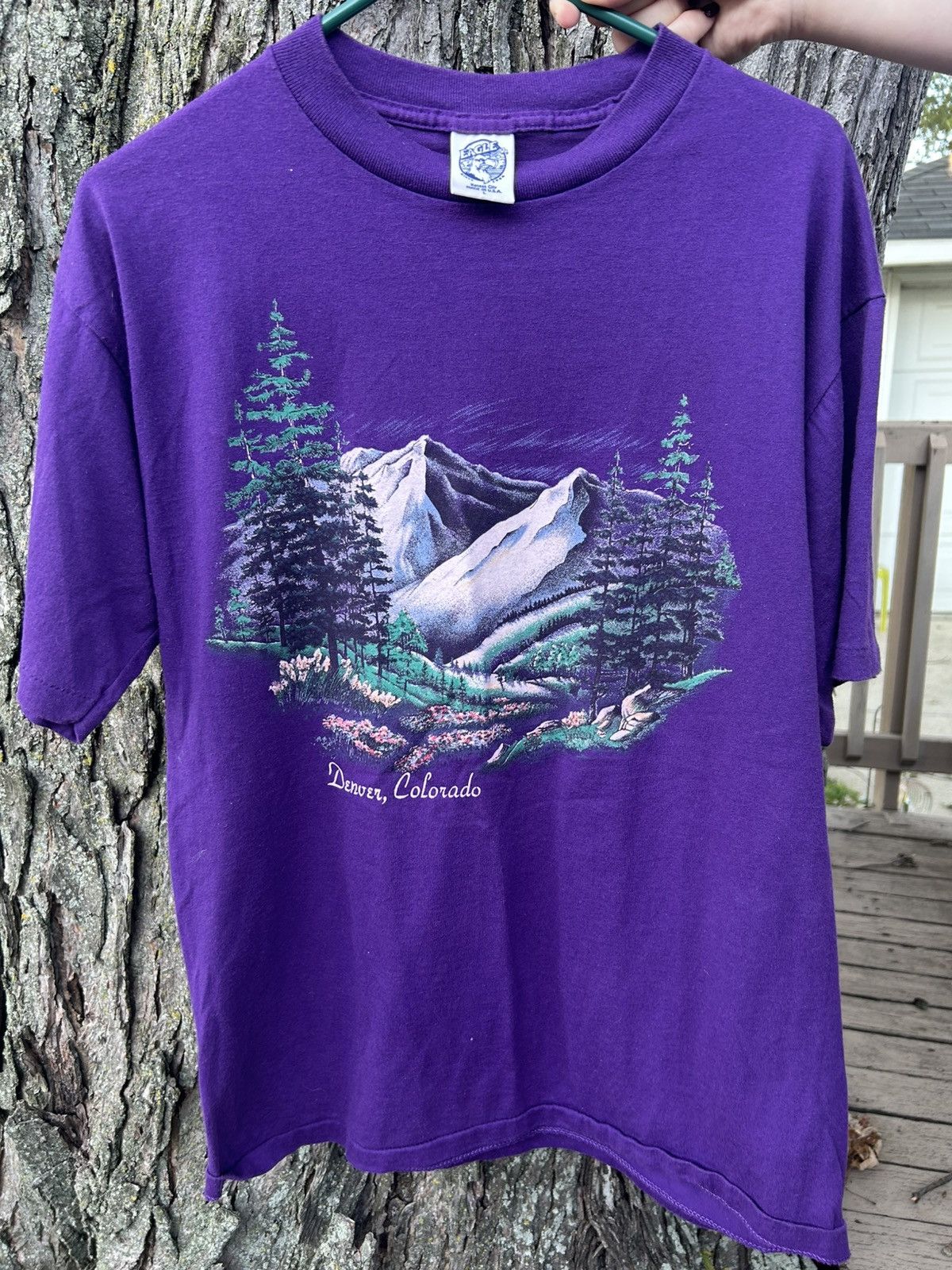 Other 90s Single Stitch Purple Denver Colorado Tshirt Size US L / EU 52-54 / 3 - 1 Thumbnail