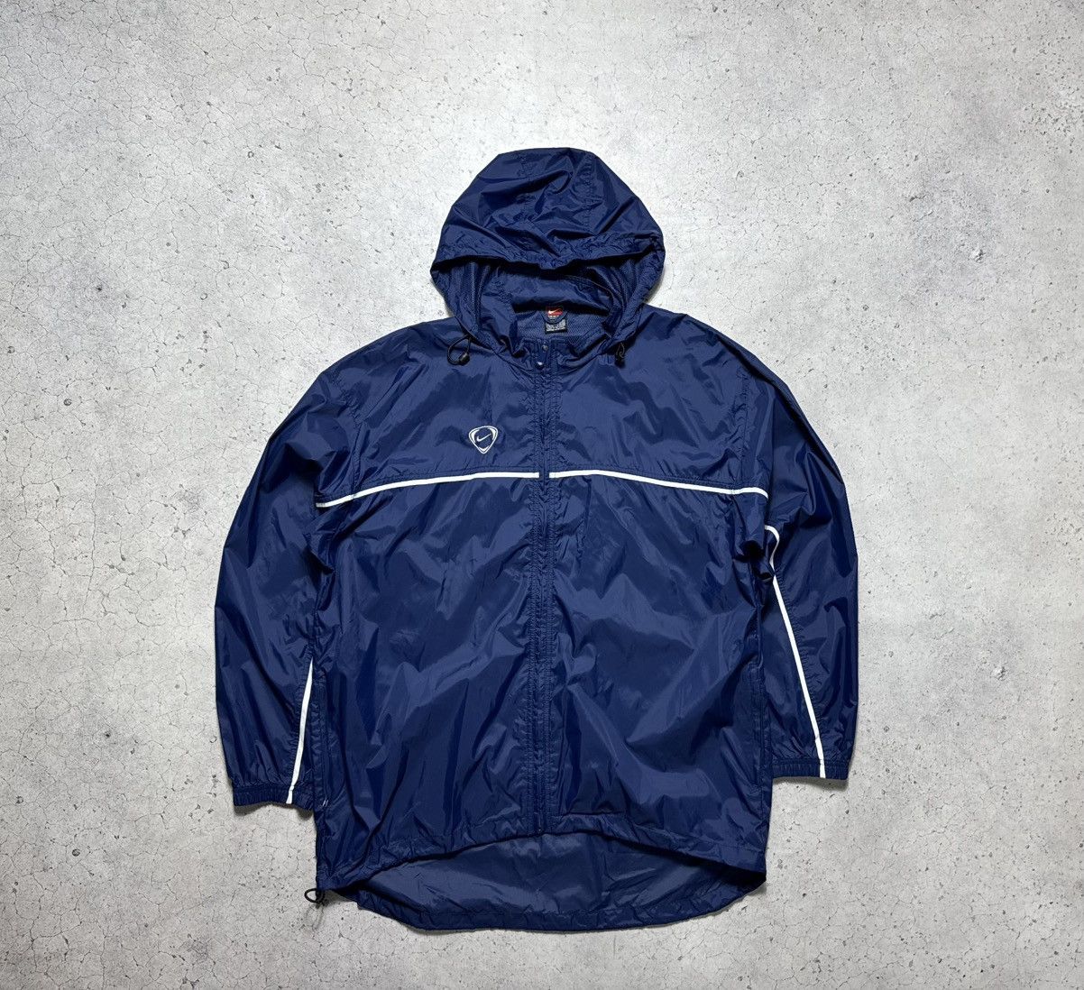 Nike Nike Team Vintage 90’s Nylon Jacket Full Zip Drill Y2K Size US L / EU 52-54 / 3 - 1 Thumbnail