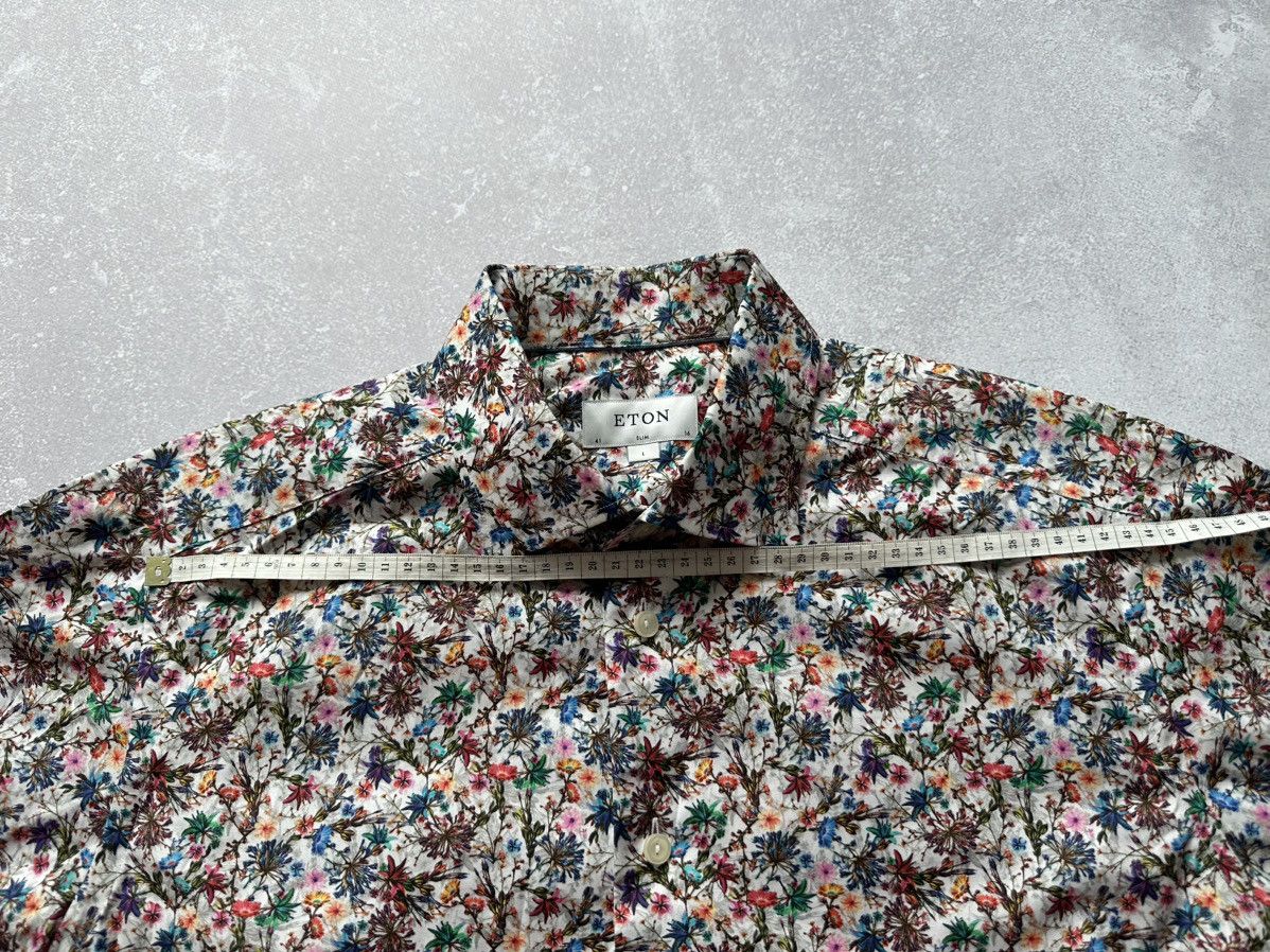 Eton shirts for men ETON Slim-fit Cotton Floral Sport size L Size US L / EU 52-54 / 3 - 10 Thumbnail