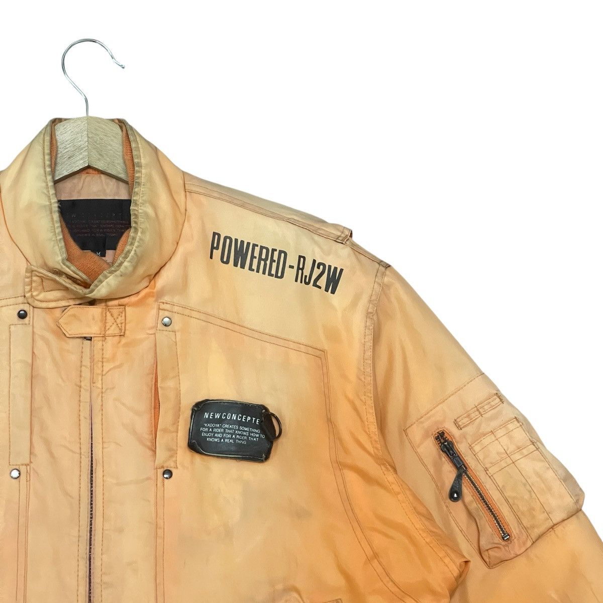 Kadoya Vtg Kadoya New Conceptor Powered-RJ 2W Biker Bomber Jacket Size US M / EU 48-50 / 2 - 2 Thumbnail