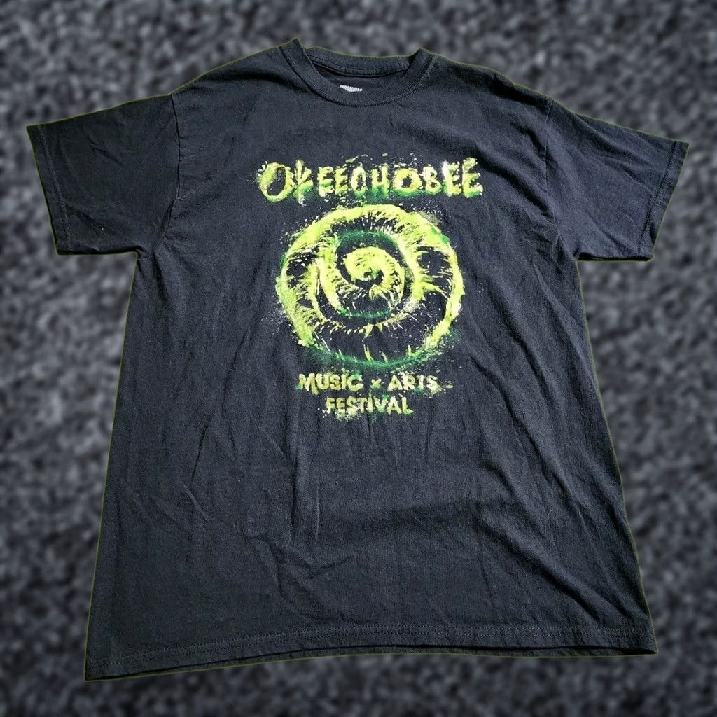 Vintage Insomniac T-Shirt Mens L Okeechobee Music x Arts Festival 2023 Black Cotton Crew Neck Short Sleeve Size US L / EU 52-54 / 3 - 1 Thumbnail