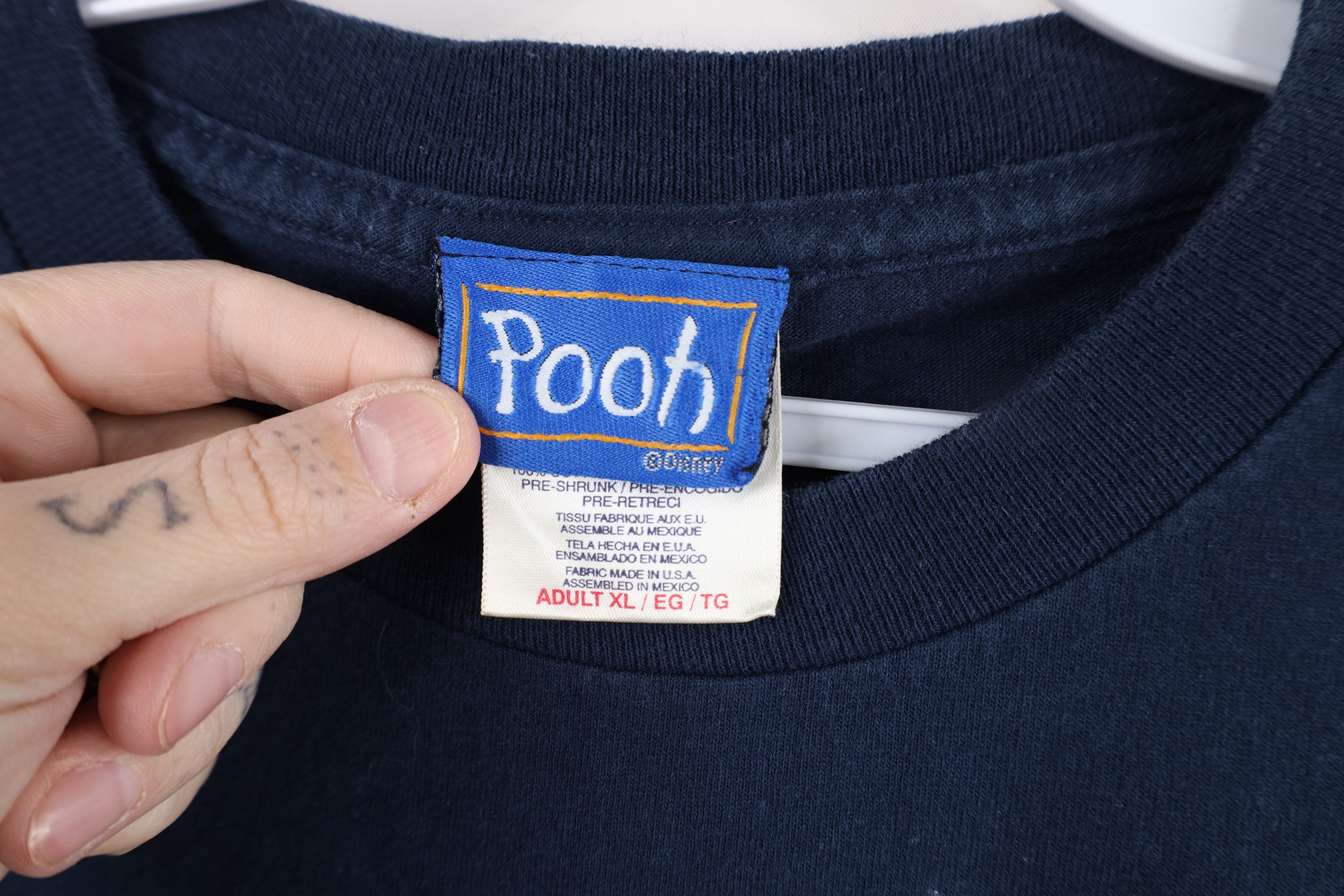 Disney × Vintage Vintage 90s Disney Winnie the Pooh Florida Fireworks T-Shirt Size XL / US 12-14 / IT 48-50 - 7 Thumbnail