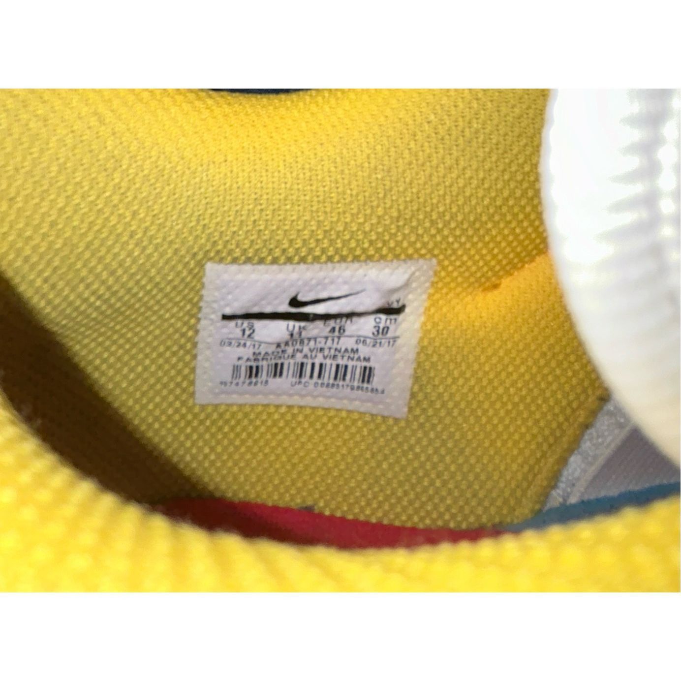 Nike Nike Air Force 2 x Supreme Yellow 2017- size 12 Size US 12 / EU 45 - 7 Thumbnail