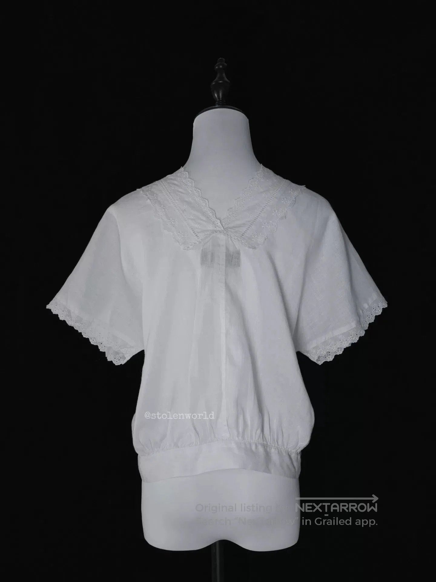 Tricot Comme des Garcons comme des garçons linen lace top. Size S / US 4 / IT 40 - 8 Thumbnail
