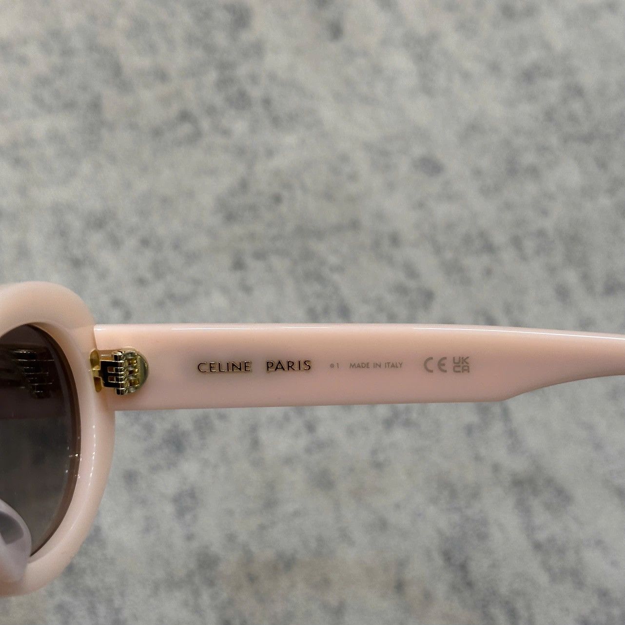 Celine CELINE Triomphe 40194U_74B Oval Sunglasses Size ONE SIZE - 5 Thumbnail