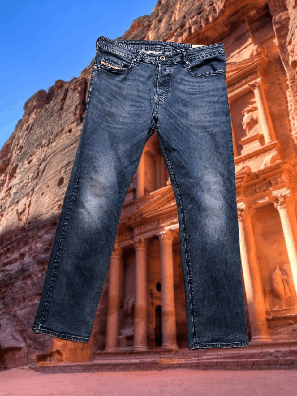 Diesel DIESEL Vintage Distressed Thrashed Jeans Y2K Size US 34 / EU 50 - 1 Thumbnail