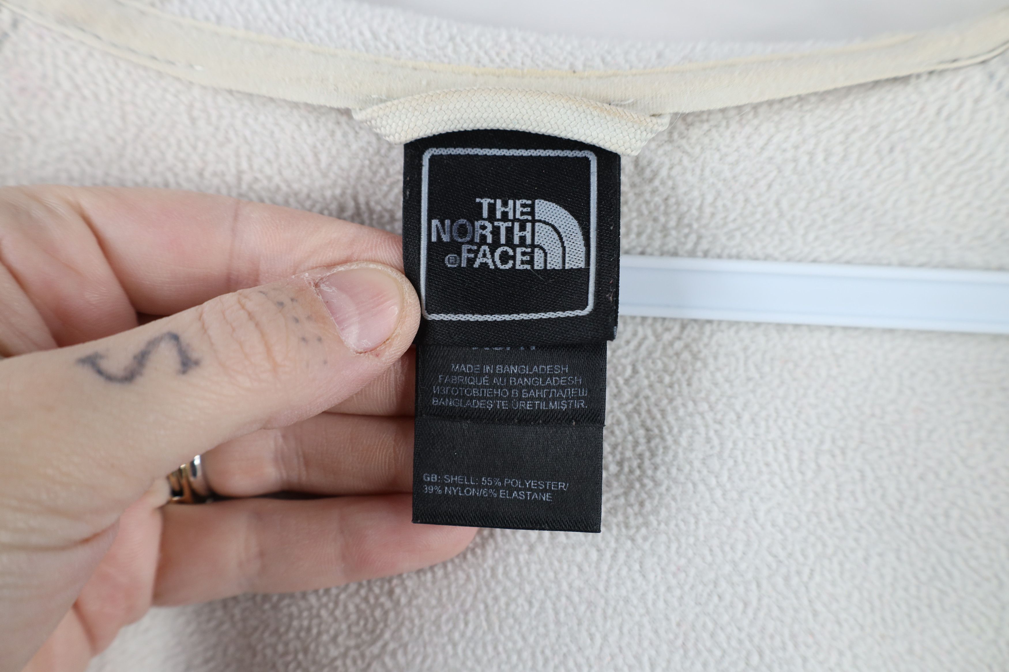 The North Face × Vintage The North Face Fleece Lined Soft Shell Hooded Jacket Brown Size XS / US 0-2 / IT 36-38 - 10 Thumbnail