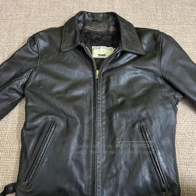 Schott Schott Horseskin motorcycle jacket Size US M / EU 48-50 / 2 - 2 Thumbnail