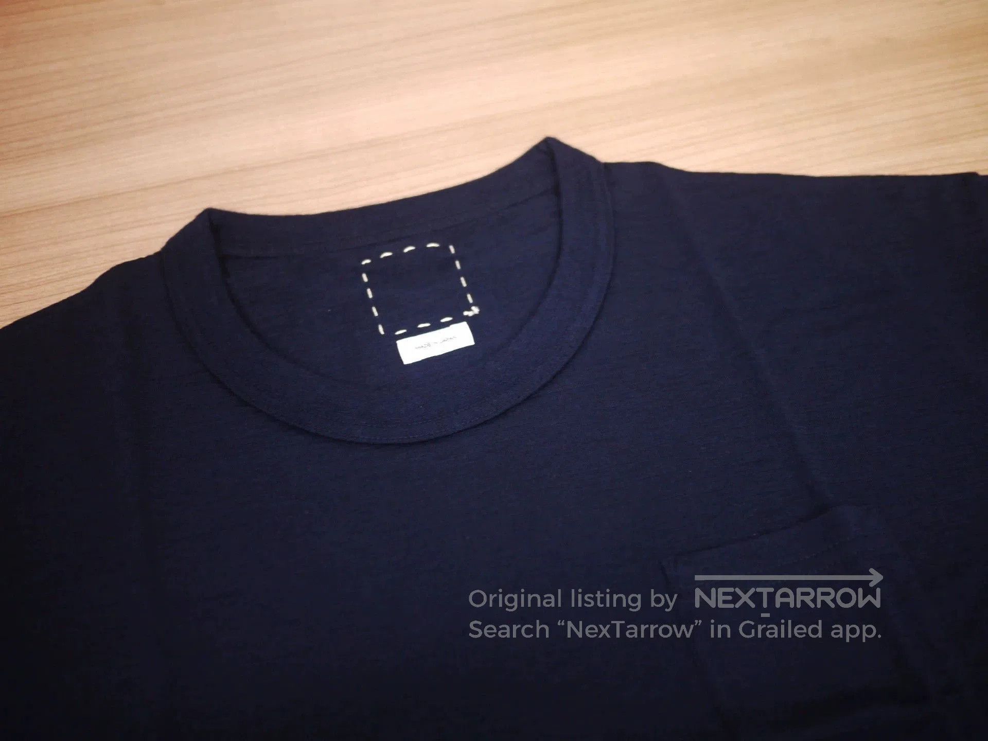 Visvim Blue Short Sleeve Pocket T-Shirt. Size US S / EU 44-46 / 1 - 3 Thumbnail