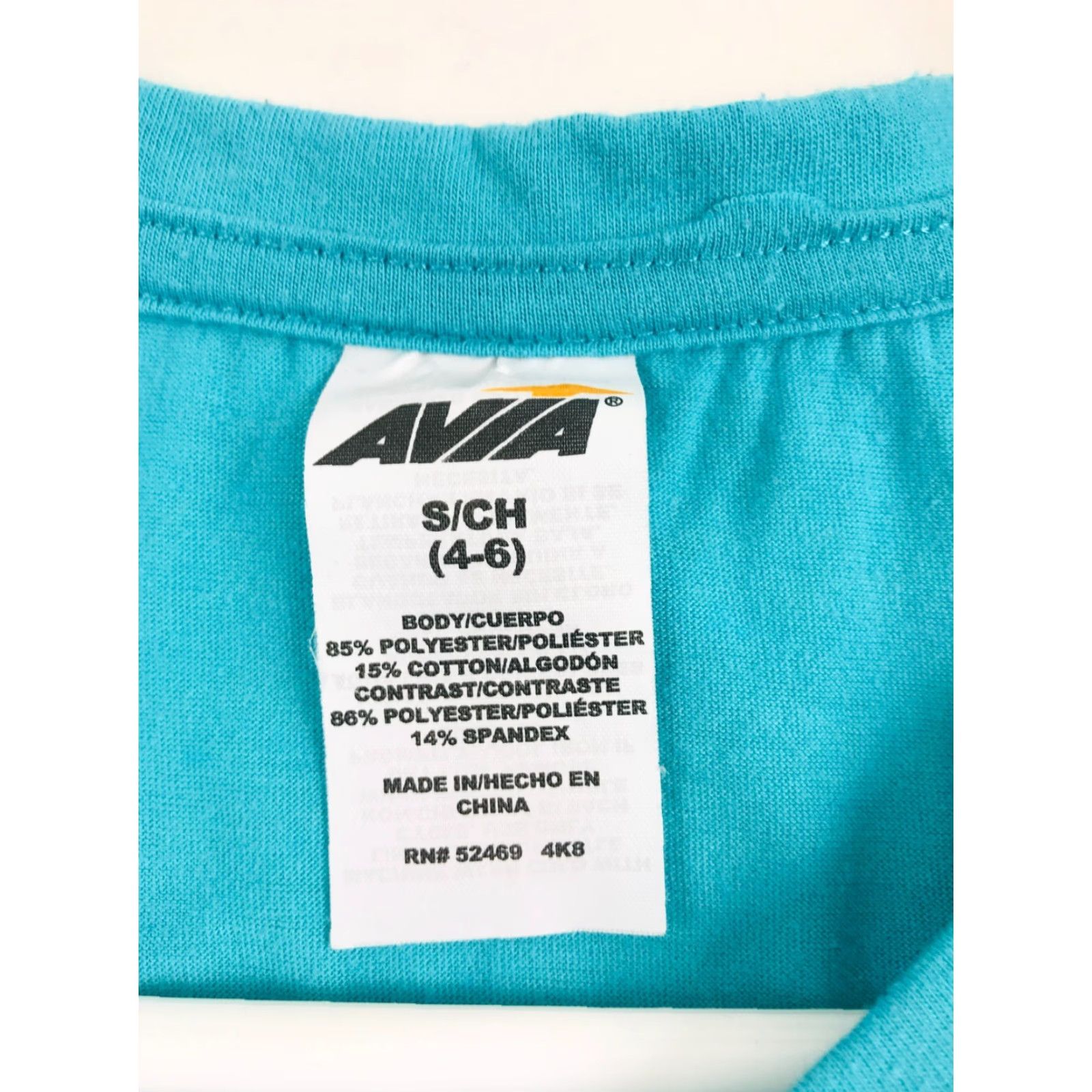 Avia Avia Shirt Women's Blue Size S (4-6) Workout Athleticwear Round Neck High Low Size S / US 4 / IT 40 - 5 Thumbnail