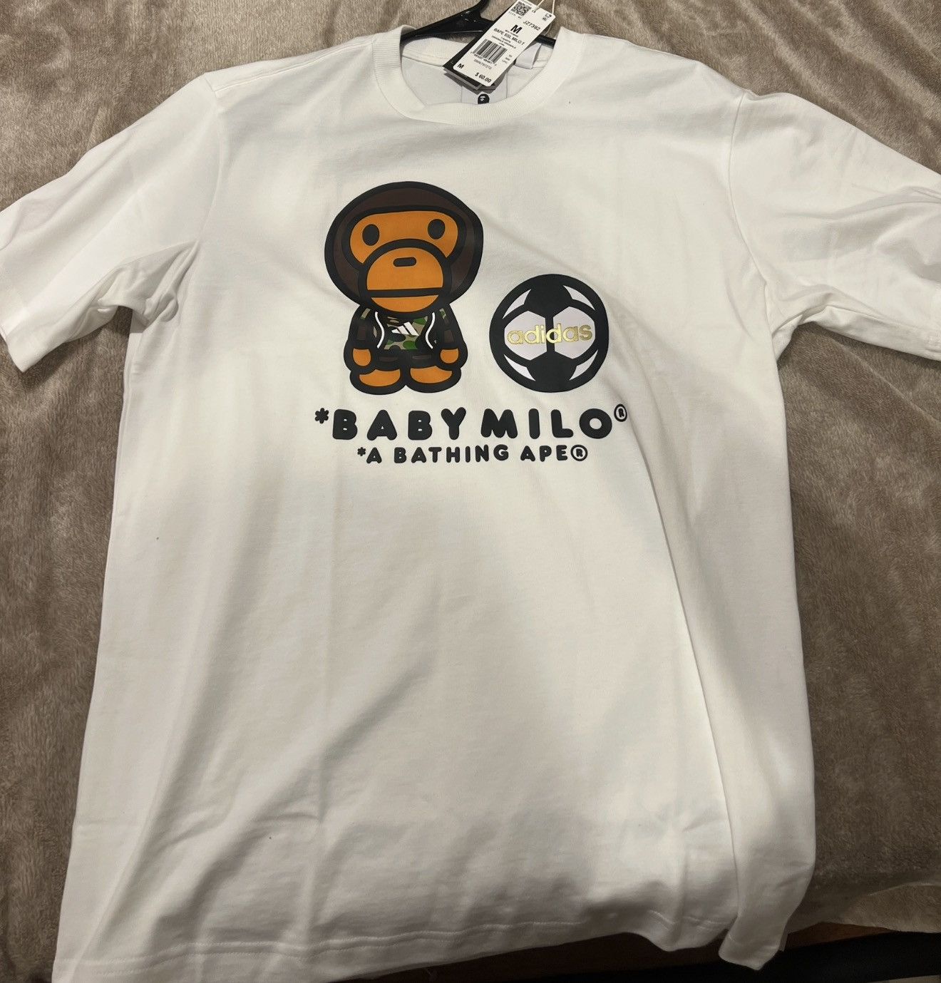 Adidas × Bape Bape short sleeve Milo tee Size US M / EU 48-50 / 2 - 1 Thumbnail