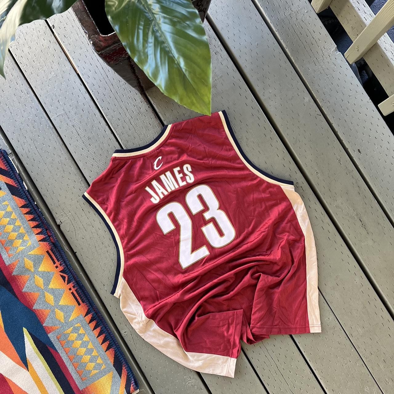 NBA × Reebok × Vintage Cleveland Cavaliers Lebron James Jersey Size US XL / EU 56 / 4 - 3 Thumbnail