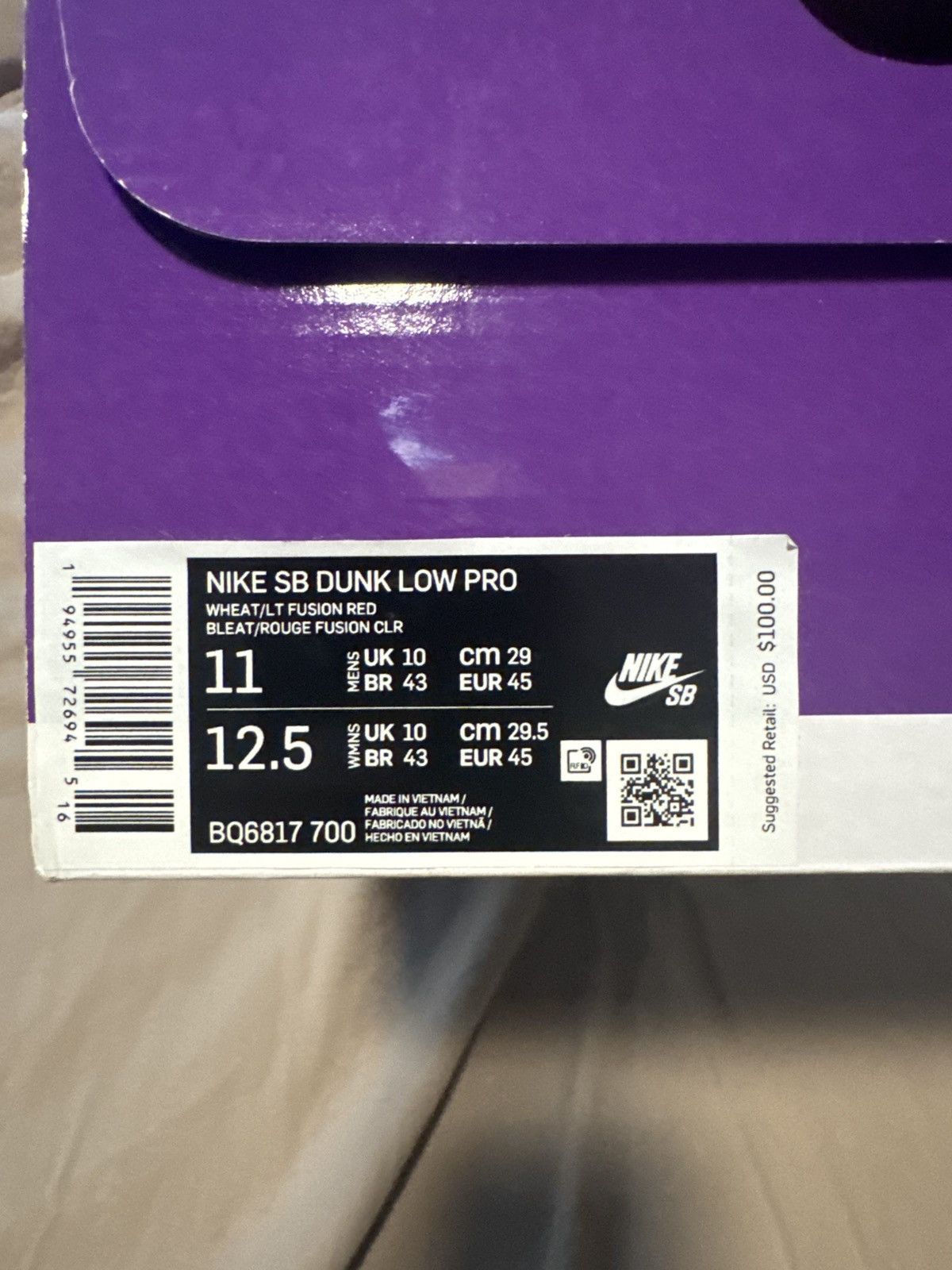 Nike Reverse Papa Bear Nike SB low Size US 11 / EU 44 - 2 Thumbnail