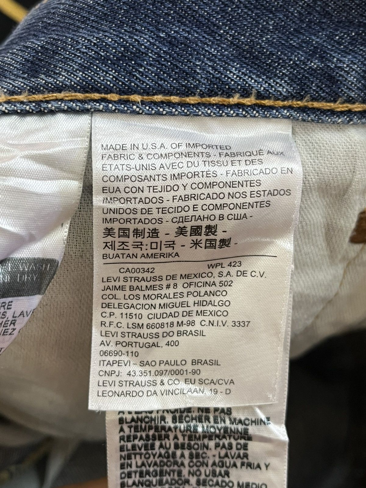 Levi's Vintage Levi’s 501 Big E Selvedge Button 5115 Denim Size US 32 / EU 48 - 10 Thumbnail