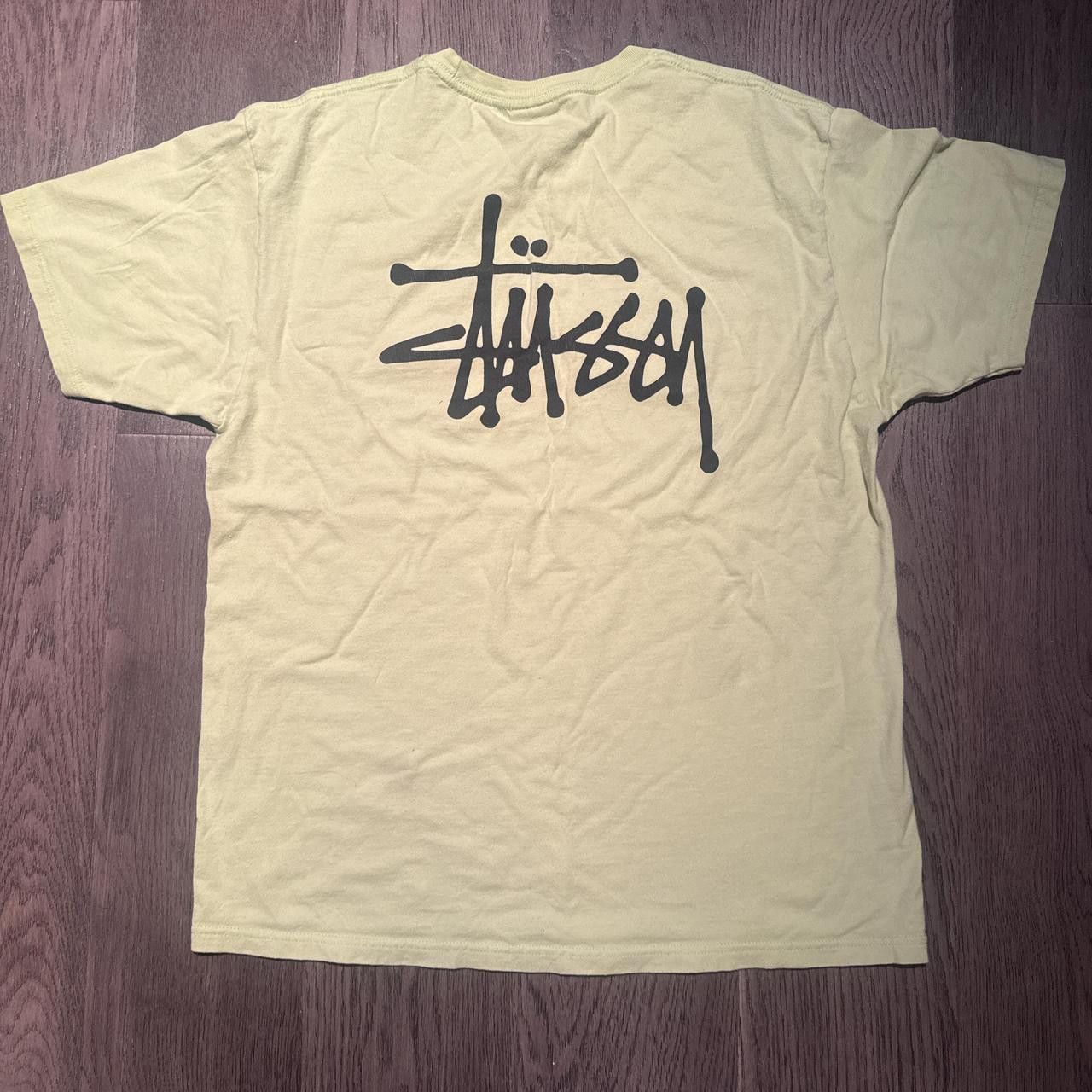 Stussy Stüssy Light Green (Lime) Tee (SZ:L, Barely Used) Size US L / EU 52-54 / 3 - 2 Thumbnail