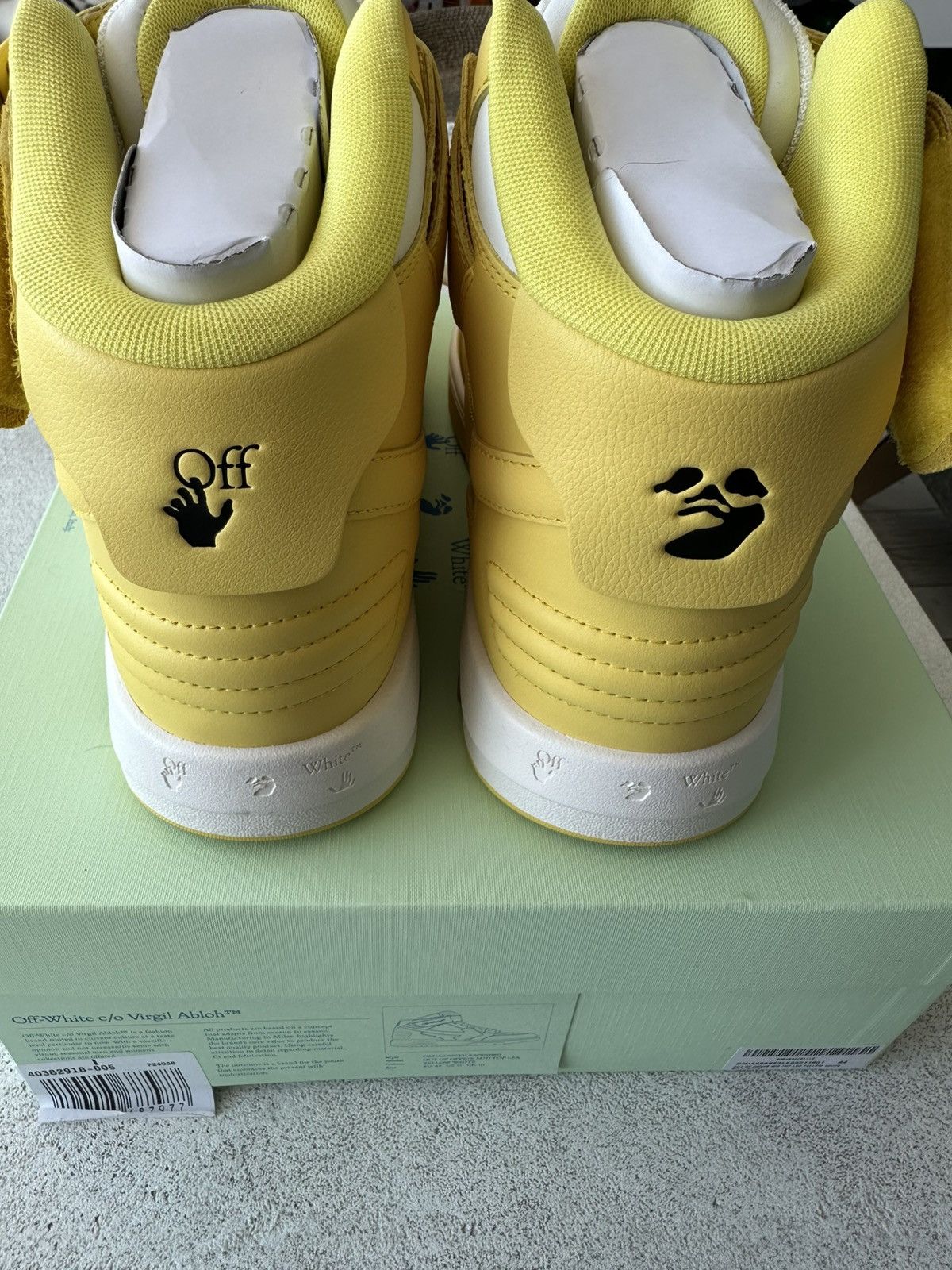 Off-White Off-white Out Of Office Mid Yellow IT44 Size US 11 / EU 44 - 7 Thumbnail