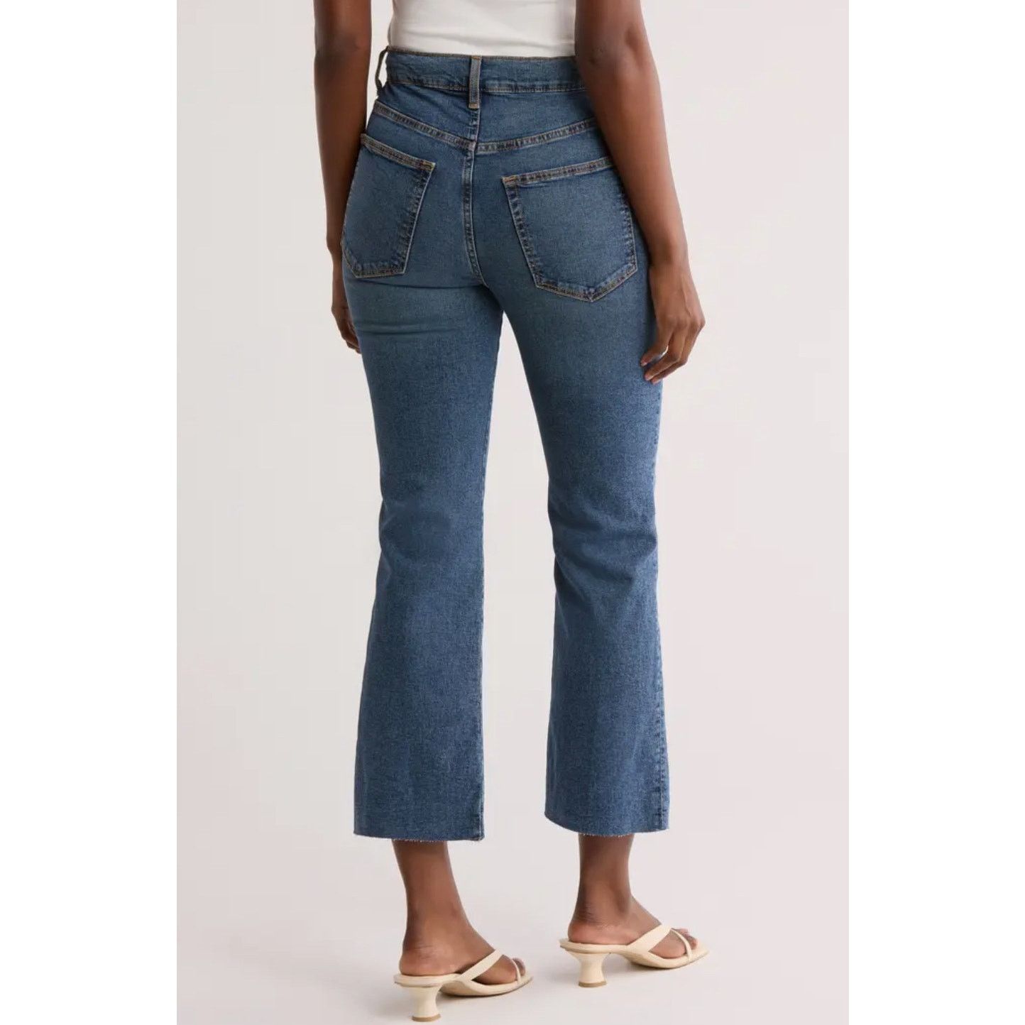 ETICA NWT Etica Anya HighWaist Crop Modern Flare Leg Jeans Size 30 Size 30" / US 8 / IT 44 - 2 Thumbnail