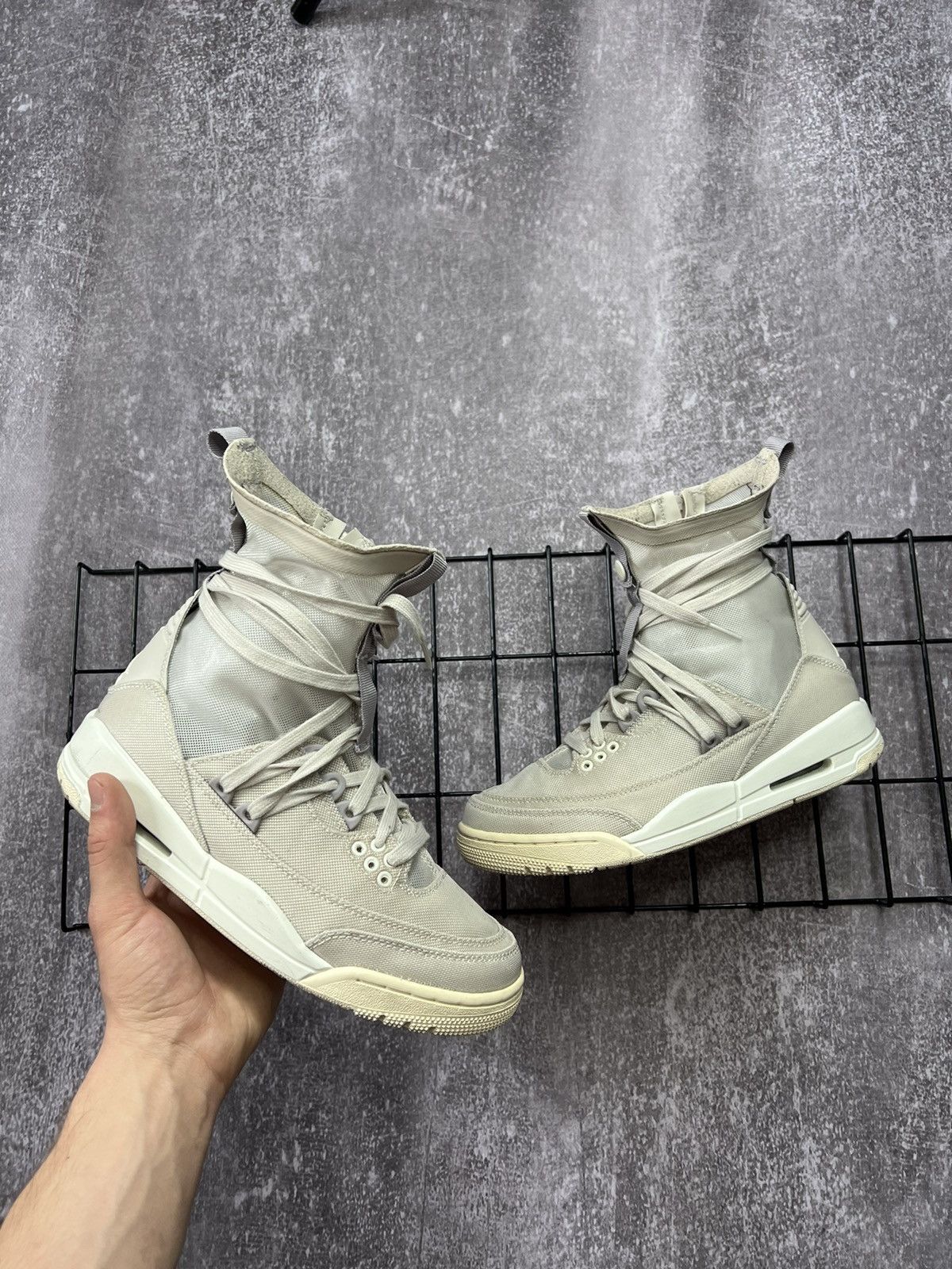 image of Jordan Brand 3 Sneakers in Beige, Women's (Size 7)