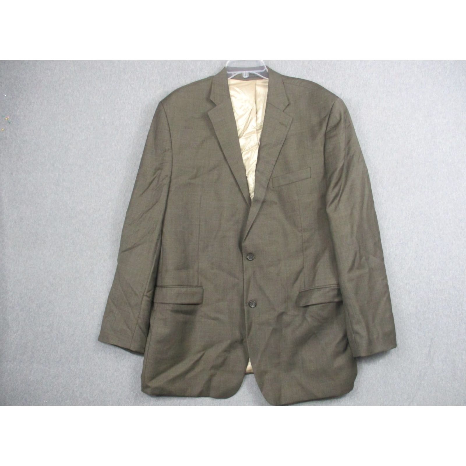 Ralph Lauren Lauren Ralph Lauren Sport Coat Mens 48XL Brown Wool Two Button Single-Breasted Notch Lapel Inner Pockets Canada Size US M / EU 48-50 / 2 - 2 Thumbnail