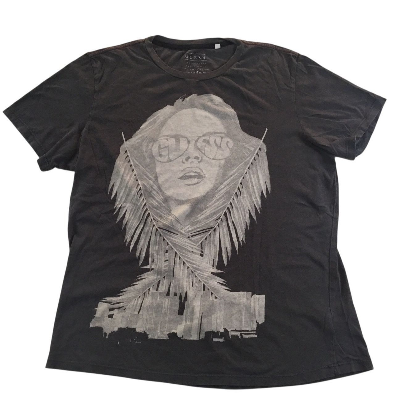 Guess Guess Los Angeles California T-Shirt Gray Size Large Size L / US 10 / IT 46 - 1 Thumbnail