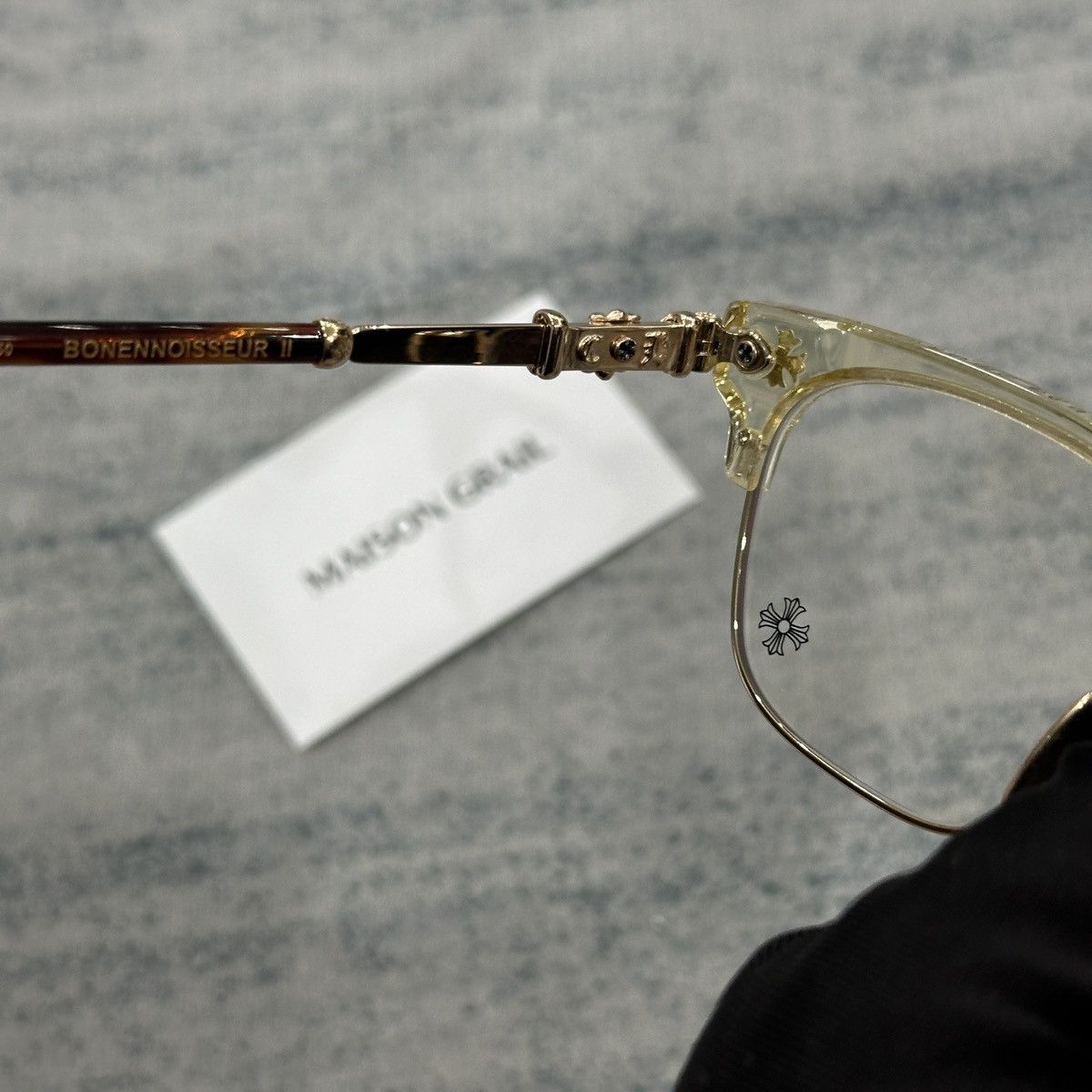 Chrome Hearts CHROME HEARTS BONENNOISSEUR II EYEGLASSES Size ONE SIZE - 6 Thumbnail