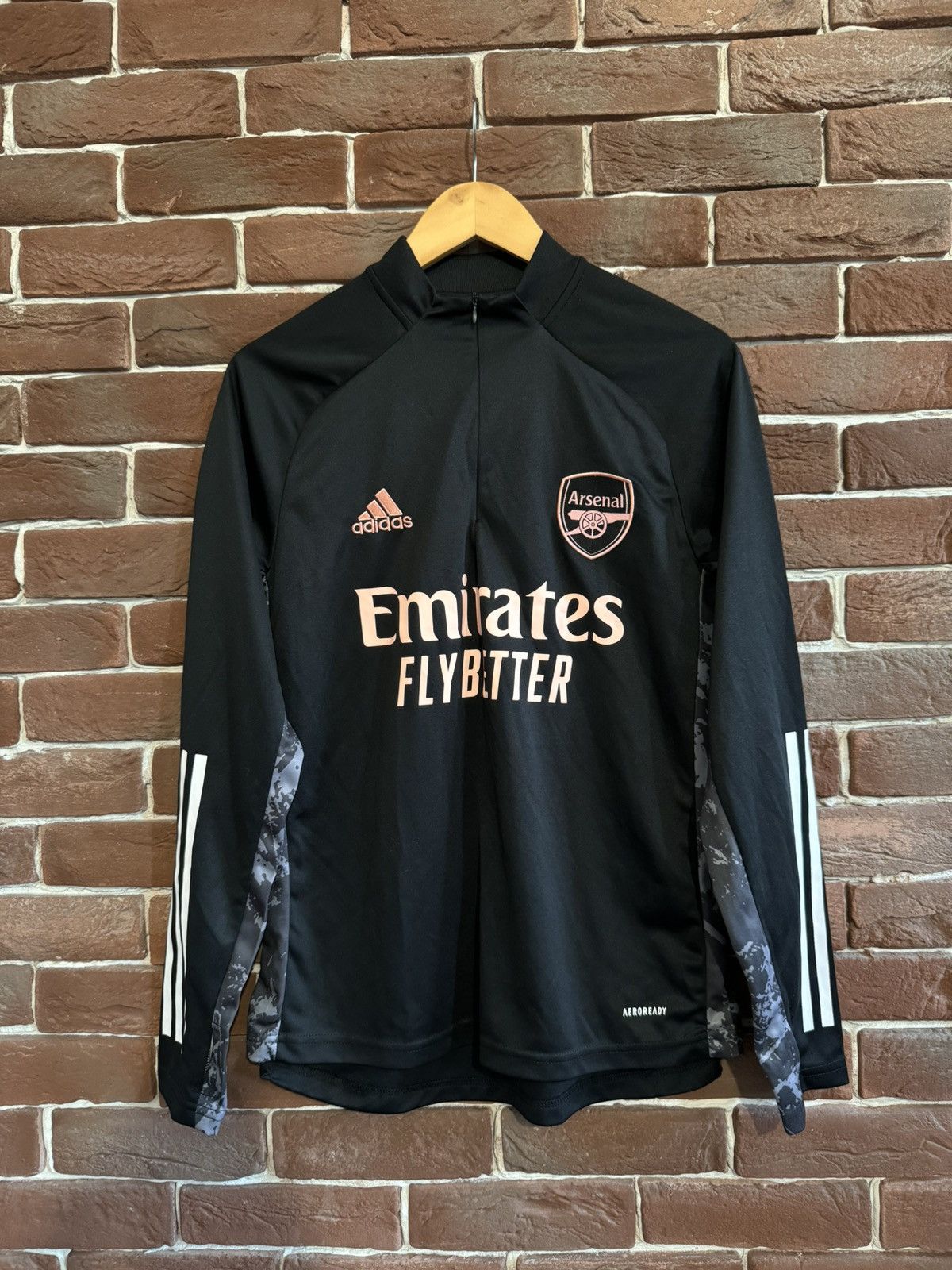 Adidas Arsenal Londyn Football Soccer Jersey S Longsleeve