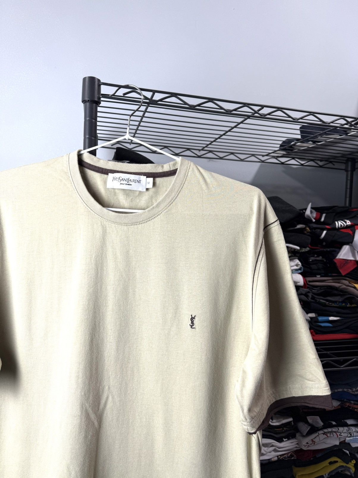Yves Saint Laurent Vintage YSL Yves Saint Laurent T Shirt Size US M / EU 48-50 / 2 - 2 Thumbnail