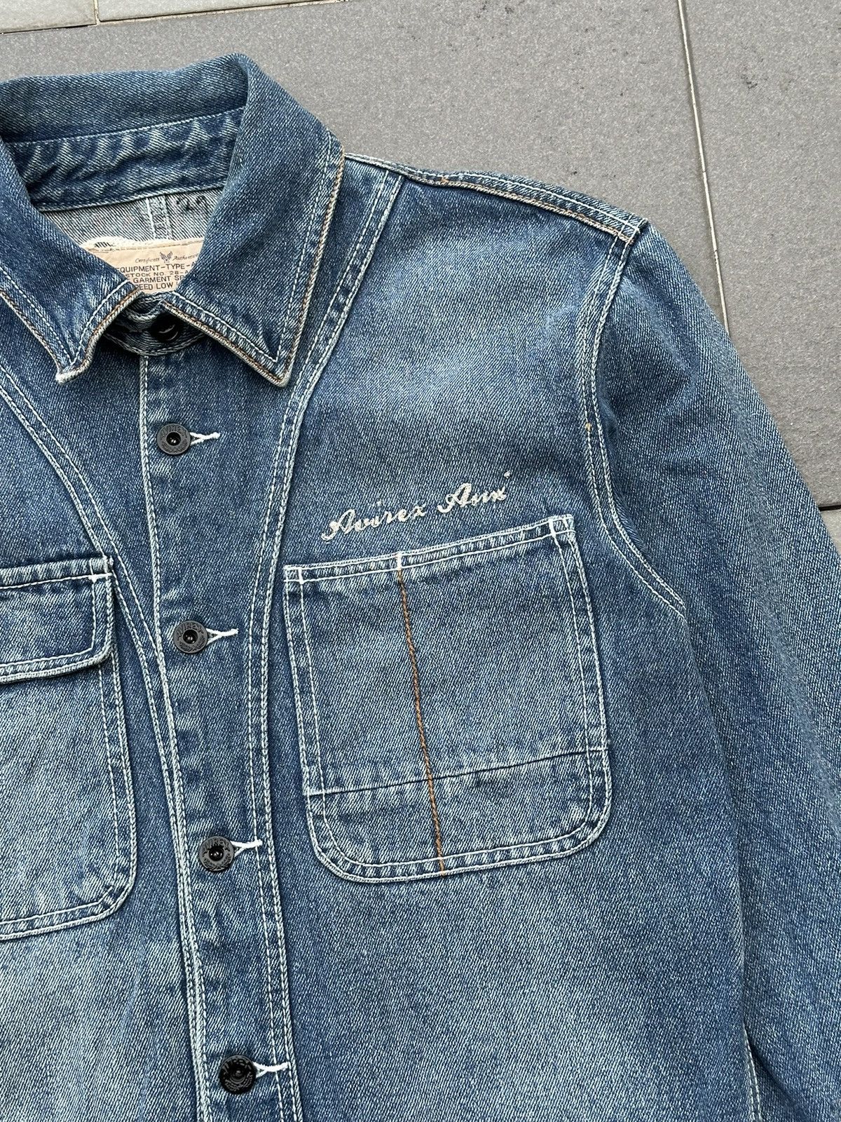 Avirex 2000s Avirex Coast Guard Denim Coveralls Size US 32 / EU 48 - 9 Thumbnail