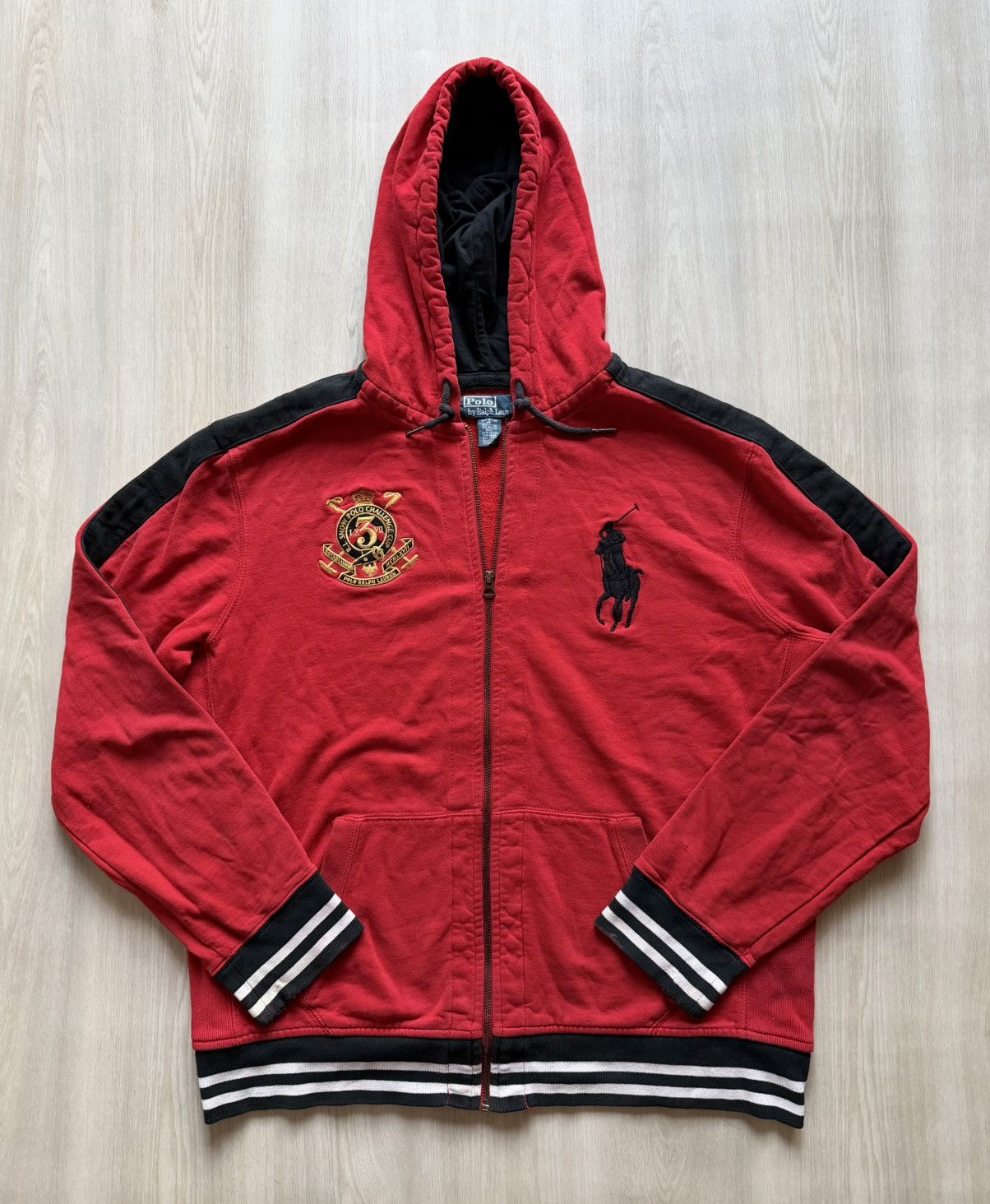 Polo Ralph Lauren Vintage Polo Ralph Lauren Snow Cup Big Pony XL *Distressed Size US XL / EU 56 / 4 - 1 Thumbnail