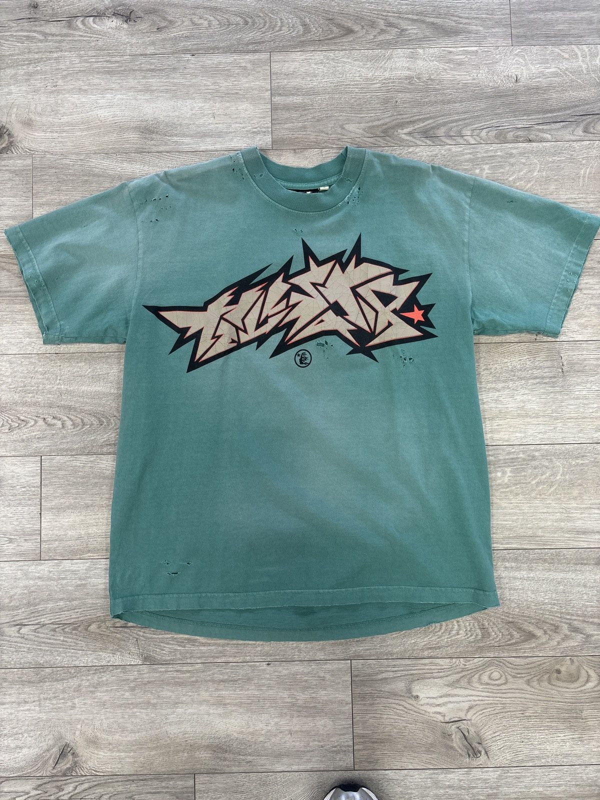 HELLSTAR Hellstar Crack Print Green Size US L / EU 52-54 / 3 - 1 Thumbnail