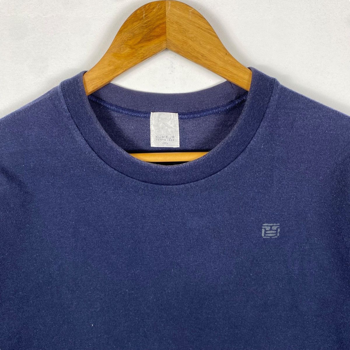Japanese Brand Japanese Brand KUME Hokusai Wave Art Graphic Natural Indigo Size US M / EU 48-50 / 2 - 6 Thumbnail