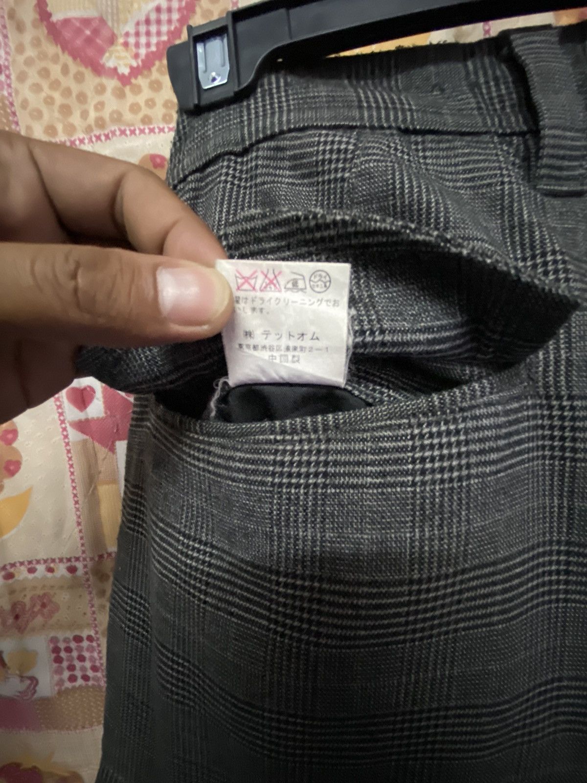 Issey Miyake × Tete Homme Japan Designer Issey Miyake Checkered 6 Pocket Cargo Size US 30 / EU 46 - 7 Thumbnail