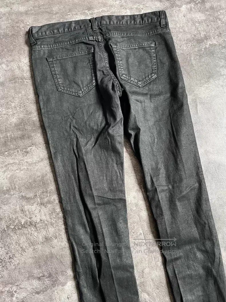 Saint Laurent Paris Saint Laurent Paris Black Glue Elastic Denim Pants Size US 26 / EU 42 - 7 Thumbnail