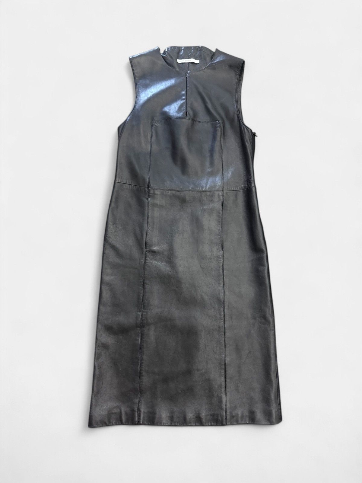 Hussein Chalayan Hussein Chalayan - Early 00’s Genuine Leather Dress Size M / US 6-8 / IT 42-44 - 1 Thumbnail