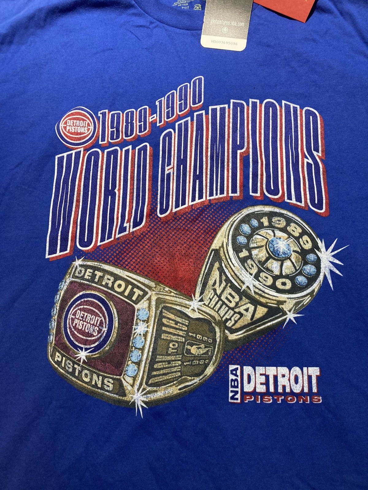 Mitchell & Ness Detroit Pistons 1989-90’ Champions T-shirt, Men’s size XL Size US XL / EU 56 / 4 - 3 Thumbnail