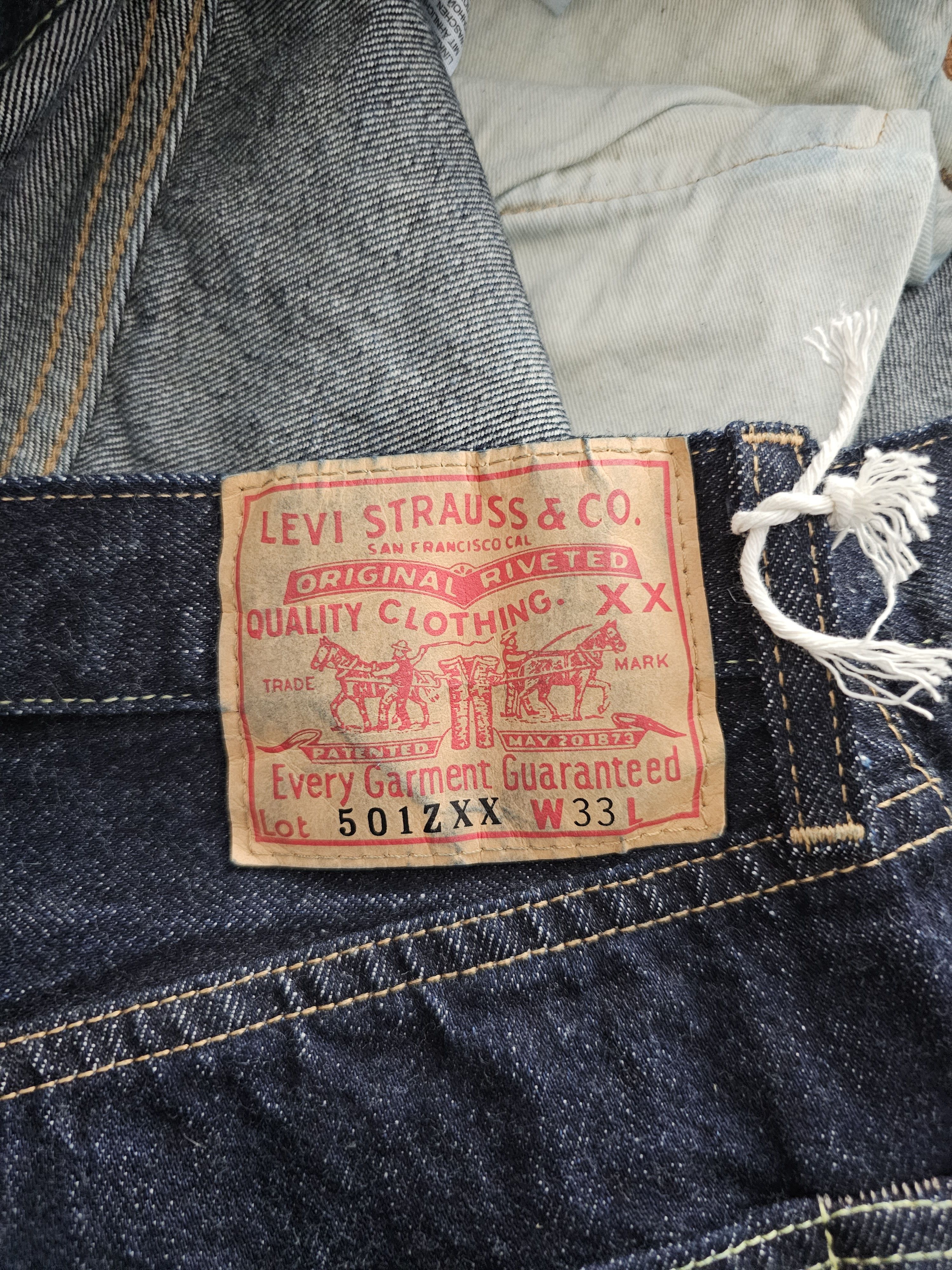 Levi's Vintage Clothing Levi's Vintage Clothing 1960 501 Made Japan Big E Selvedge Size US 33 - 9 Thumbnail