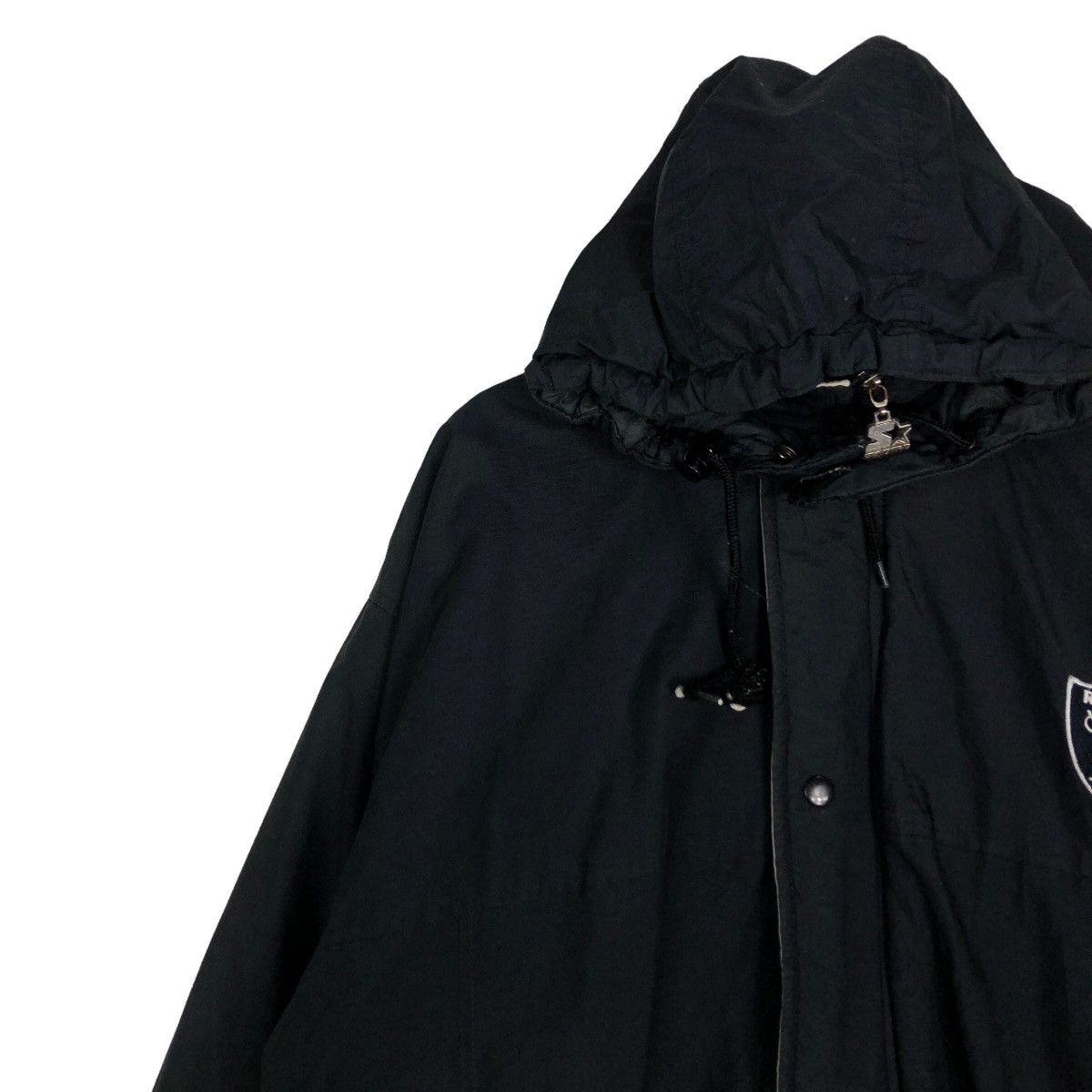 NFL 🔥Vintage Bomber Jacket Starter NFL Raiders Big Logo Size US S / EU 44-46 / 1 - 7 Thumbnail