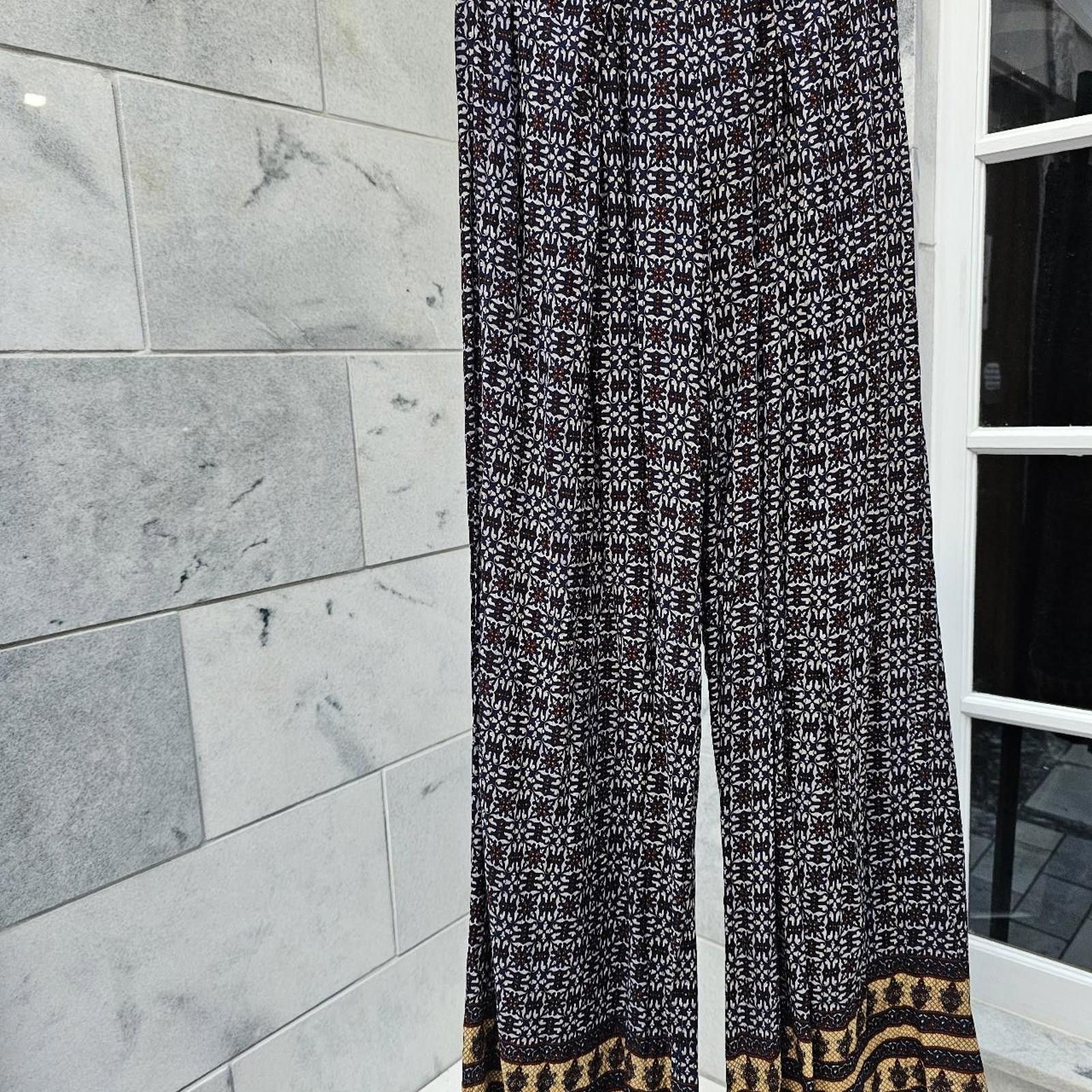 Designer Umgee Boho Style Pants Size 28" / US 6 / IT 42 - 2 Thumbnail