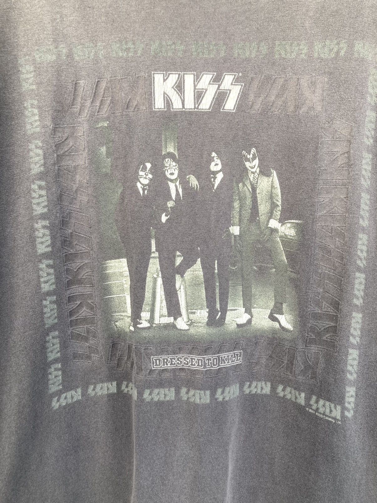 Band Tees Sun Faded Vintage Early 2000 Kiss Band Tee Size US L / EU 52-54 / 3 - 3 Thumbnail
