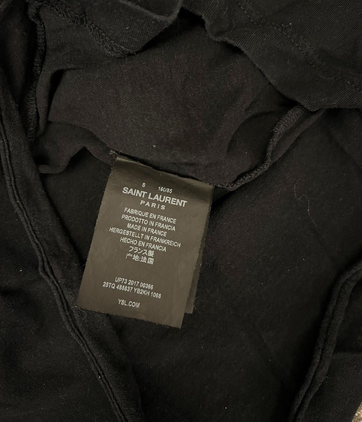 Saint Laurent Paris × Yves Saint Laurent Saint laurent slp 17ss portrait makes old letter logo short Size S / US 4 / IT 40 - 3 Thumbnail