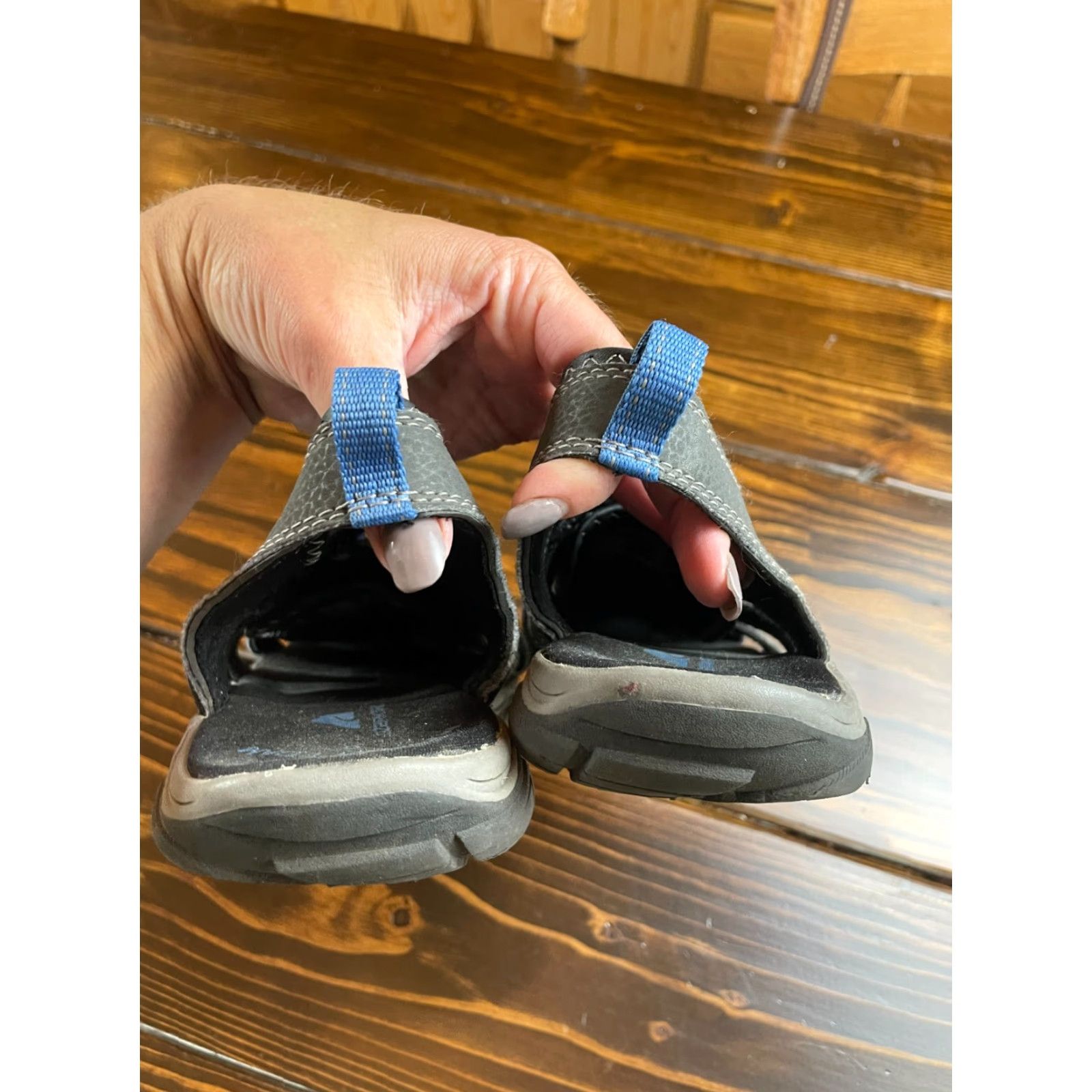 Vintage Ozark Trail Shoes Men's Size 8 Gray Hiking Ankle Strap Lace Up Sneaker Modern Size US 8 / EU 41 - 5 Thumbnail