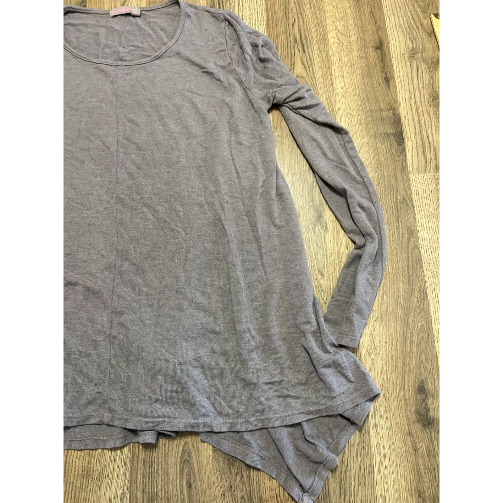 Vintage Fresh Produce Shirt Women's Size Medium/Large Gray Long Sleeve Shirt Size M / US 6-8 / IT 42-44 - 4 Thumbnail