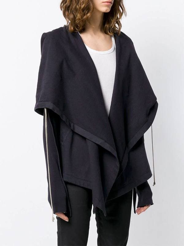 Rick Owens Drkshdw Rick Owens Olmar & Mirta Black Wash Mountain Wizard Hoodie Size US M / EU 48-50 / 2 - 3 Thumbnail