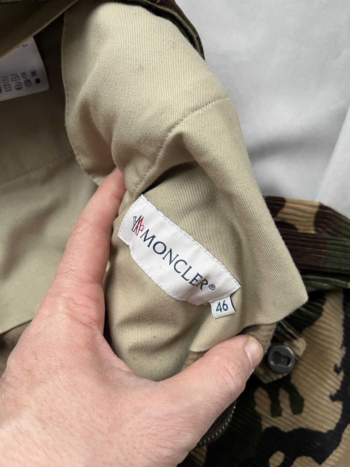 Moncler Moncler Corduroy Velvet Camo Pants Size US 30 / EU 46 - 12 Thumbnail
