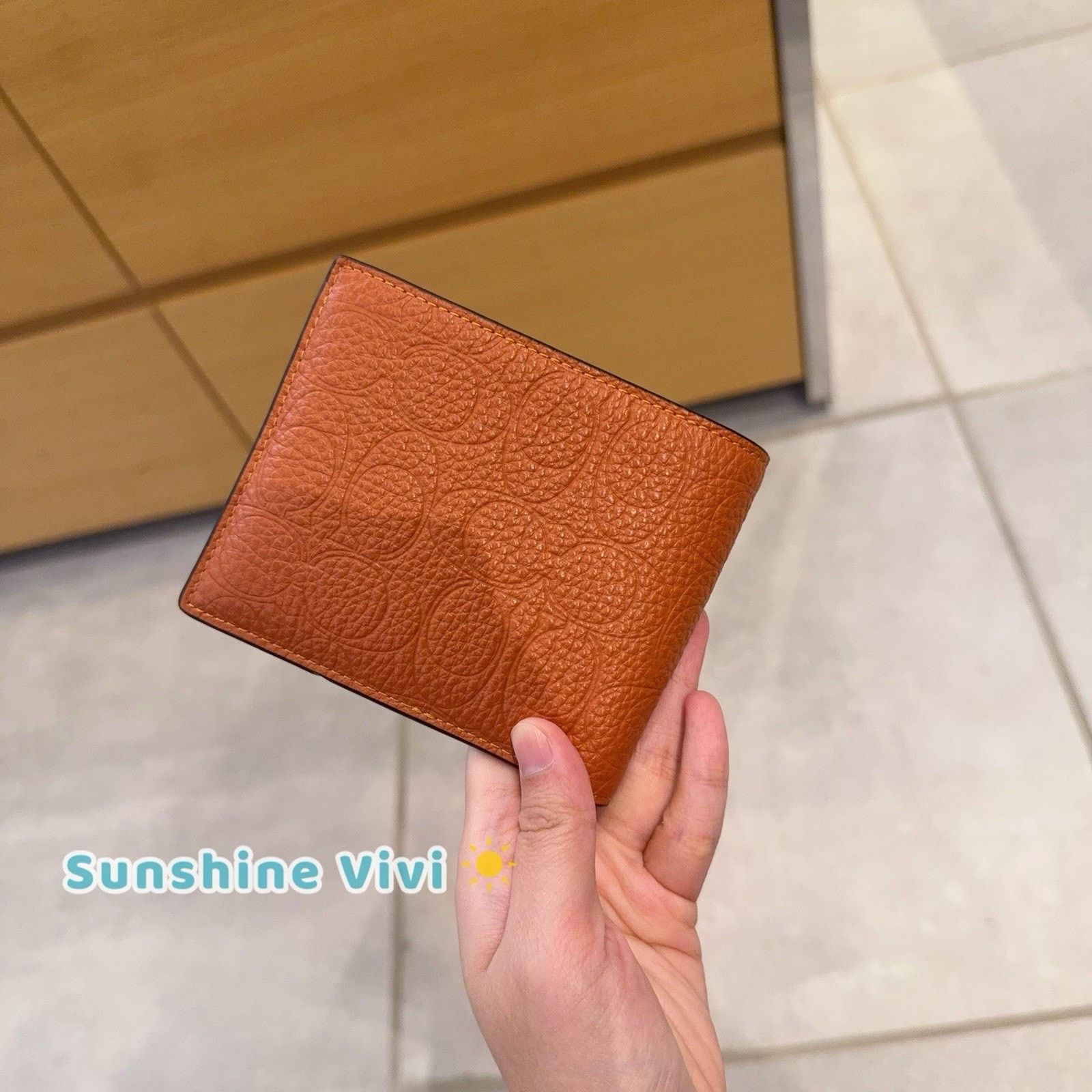 Coach NWT Coach 3 in 1 Wallet In Signature Leather Smooth Toffee Size ONE SIZE - 5 Thumbnail