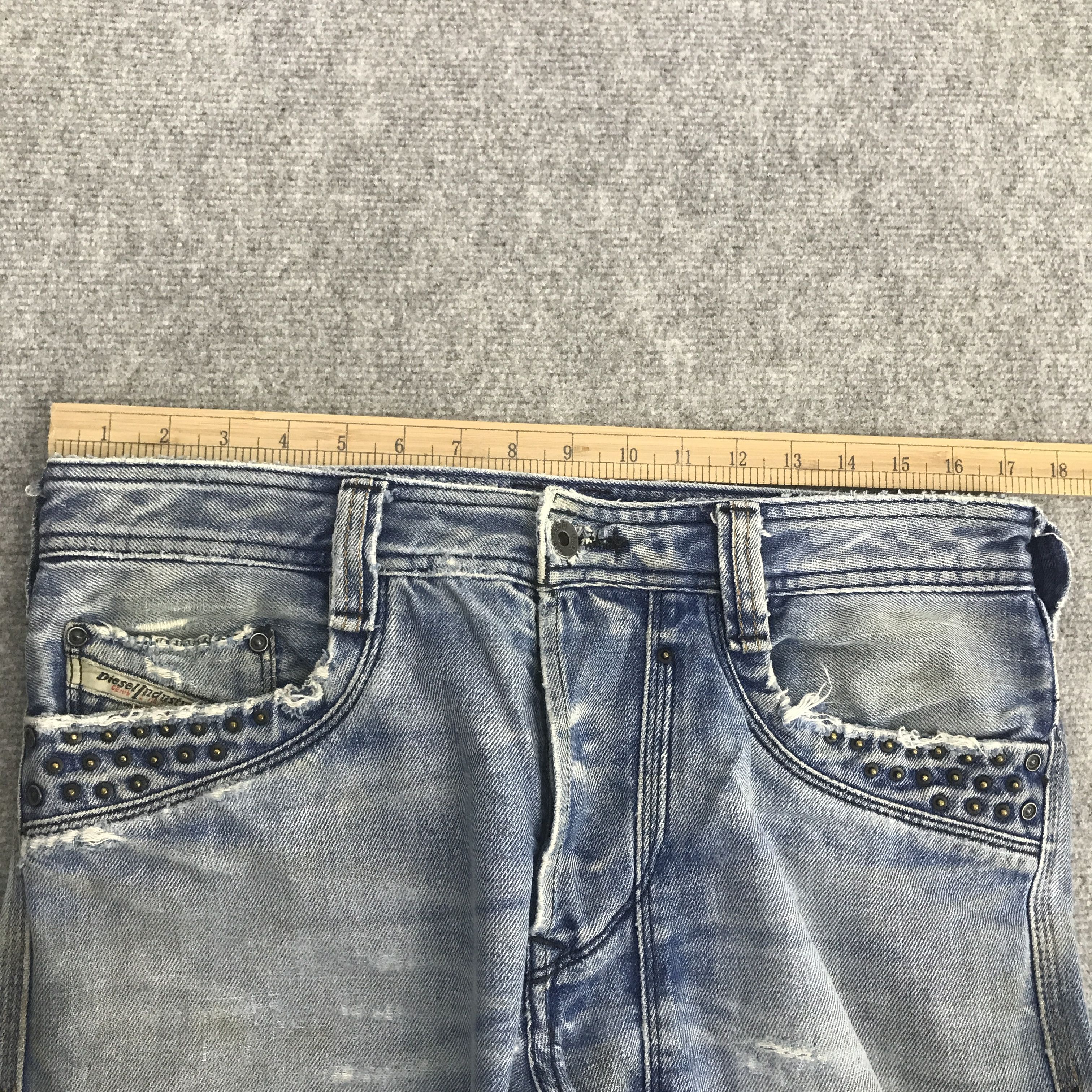 Diesel Rare diesel industry distressed jeans Size US 32 / EU 48 - 3 Thumbnail