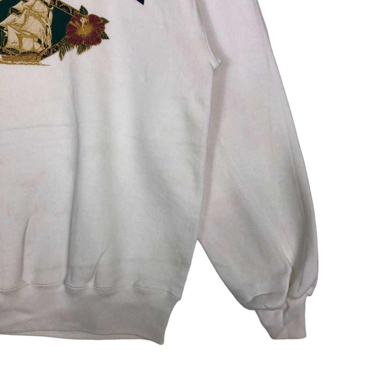 Japanese Brand 🔥90’s Vintage Sweatshirt Crewneck Hawaii Big Logo Spell Out Size US S / EU 44-46 / 1 - 5 Thumbnail