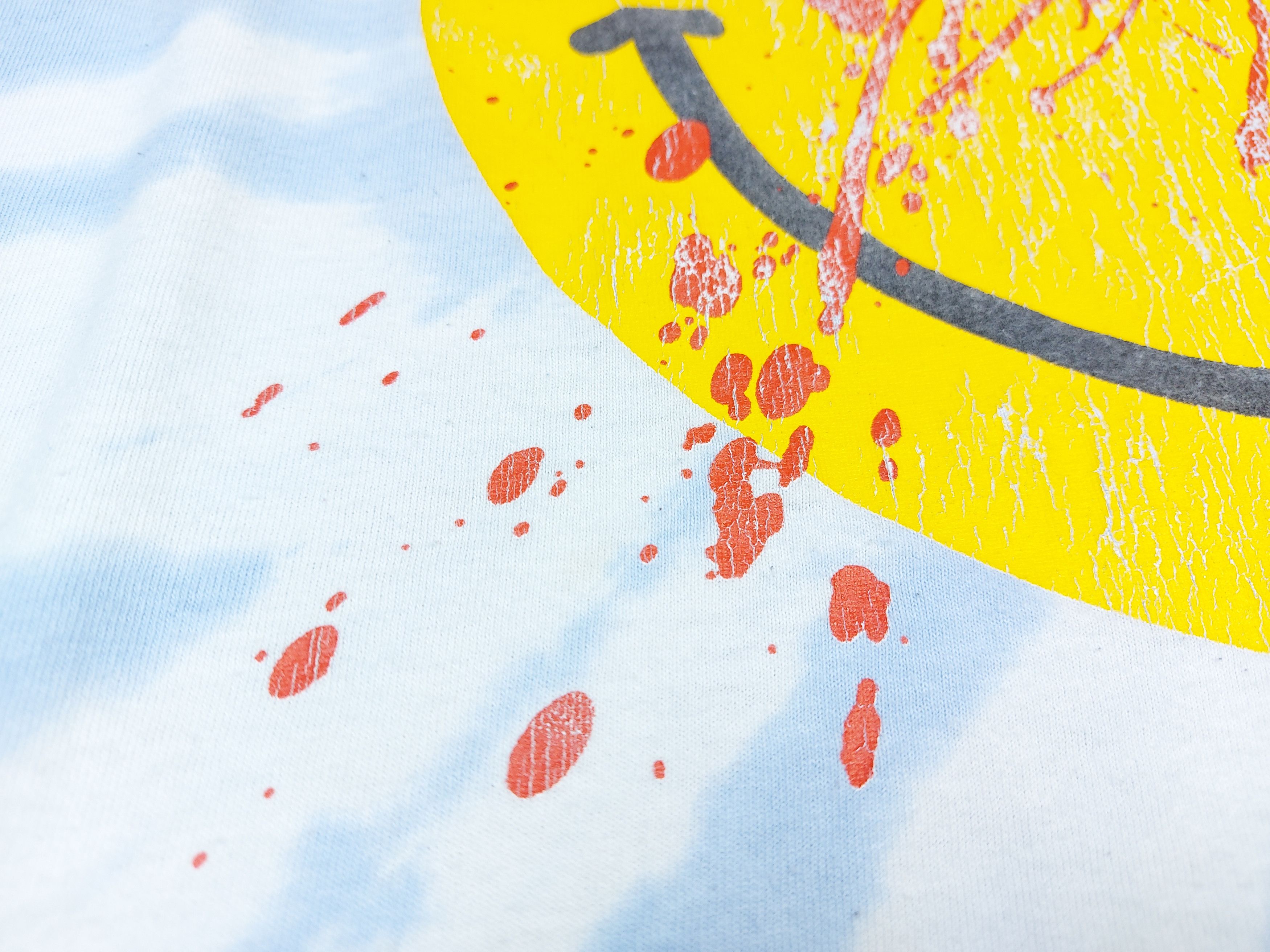AWGE × Playboi Carti × Rap Tees AWGE x Playboy Carti Smiley Face Die Lit Neon Tour TEE Size US L / EU 52-54 / 3 - 6 Thumbnail