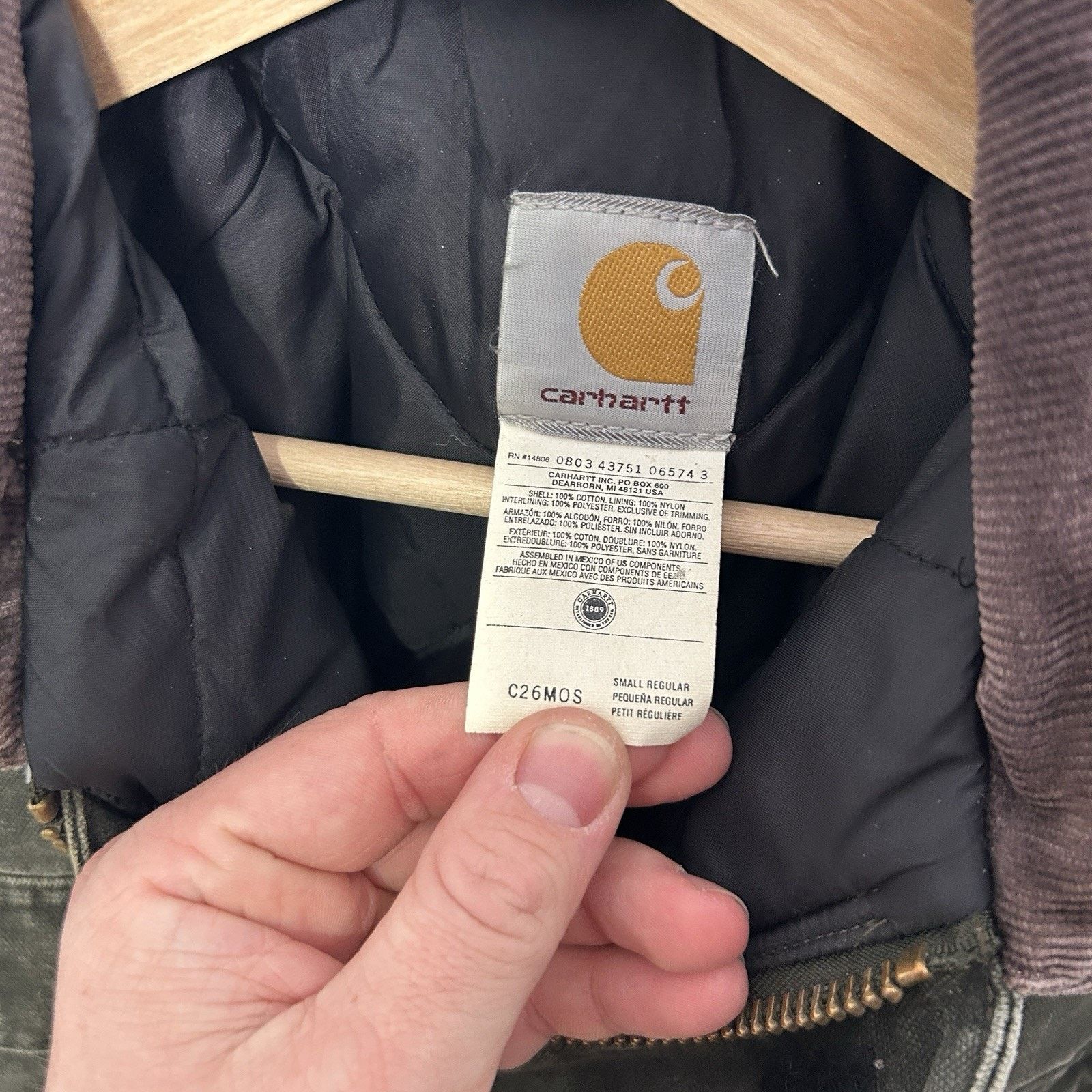 Carhartt Vintage Carhartt Quilted Artic Jacket “Moss Green” C26 MOS Size US S / EU 44-46 / 1 - 12 Thumbnail